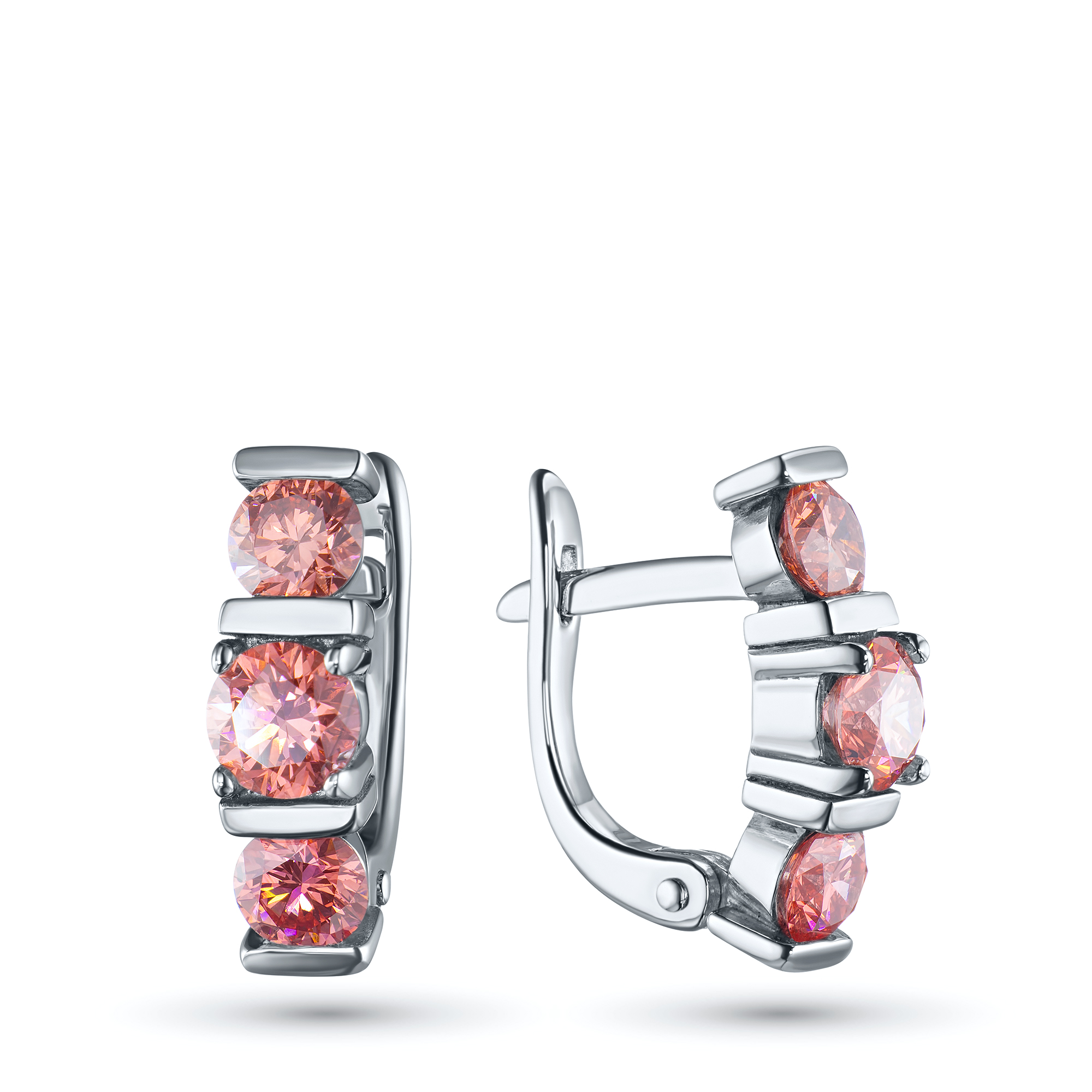

Серьги из белого золота э0912сг11081100_pink, э0912сг11081100_pink