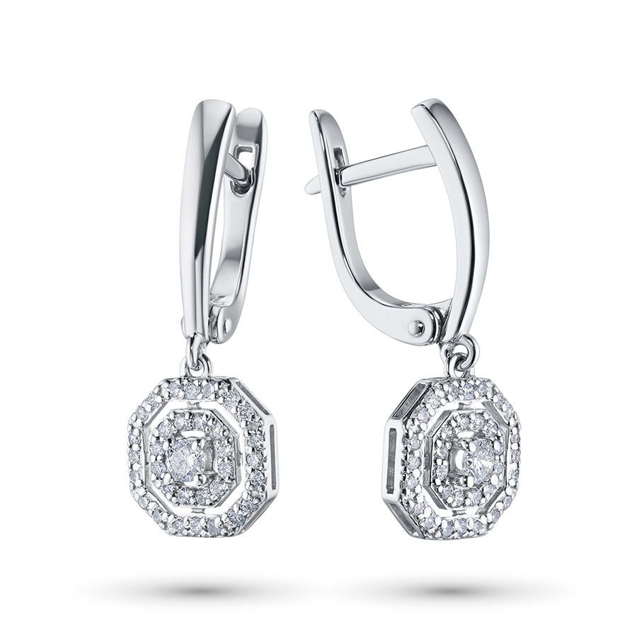 

Серьги из белого золота с бриллиантами э4001сг11172700, э4001сг11172700