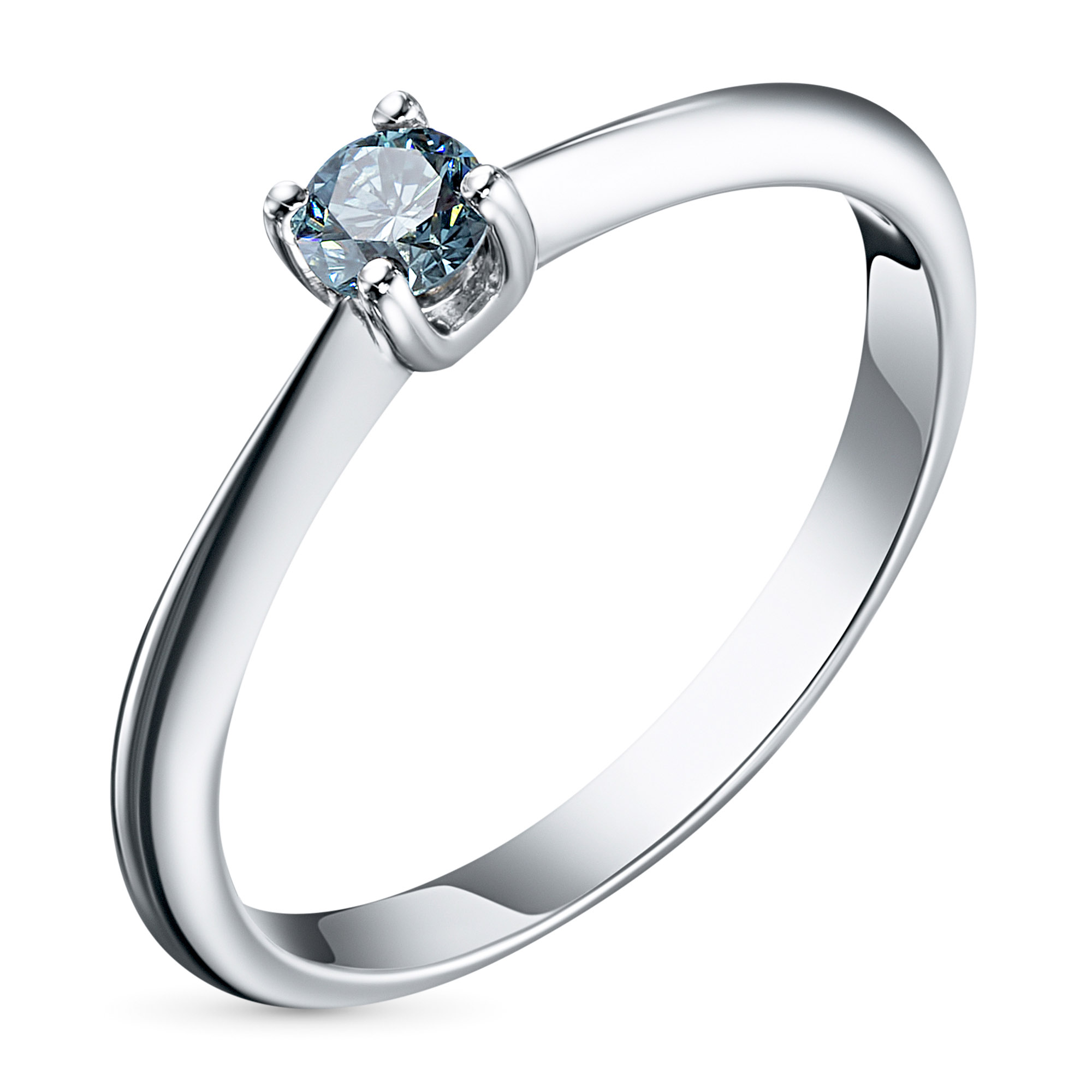 

Кольцо из белого золота с бриллиантом э0901кц07190200, э0901кц07190200