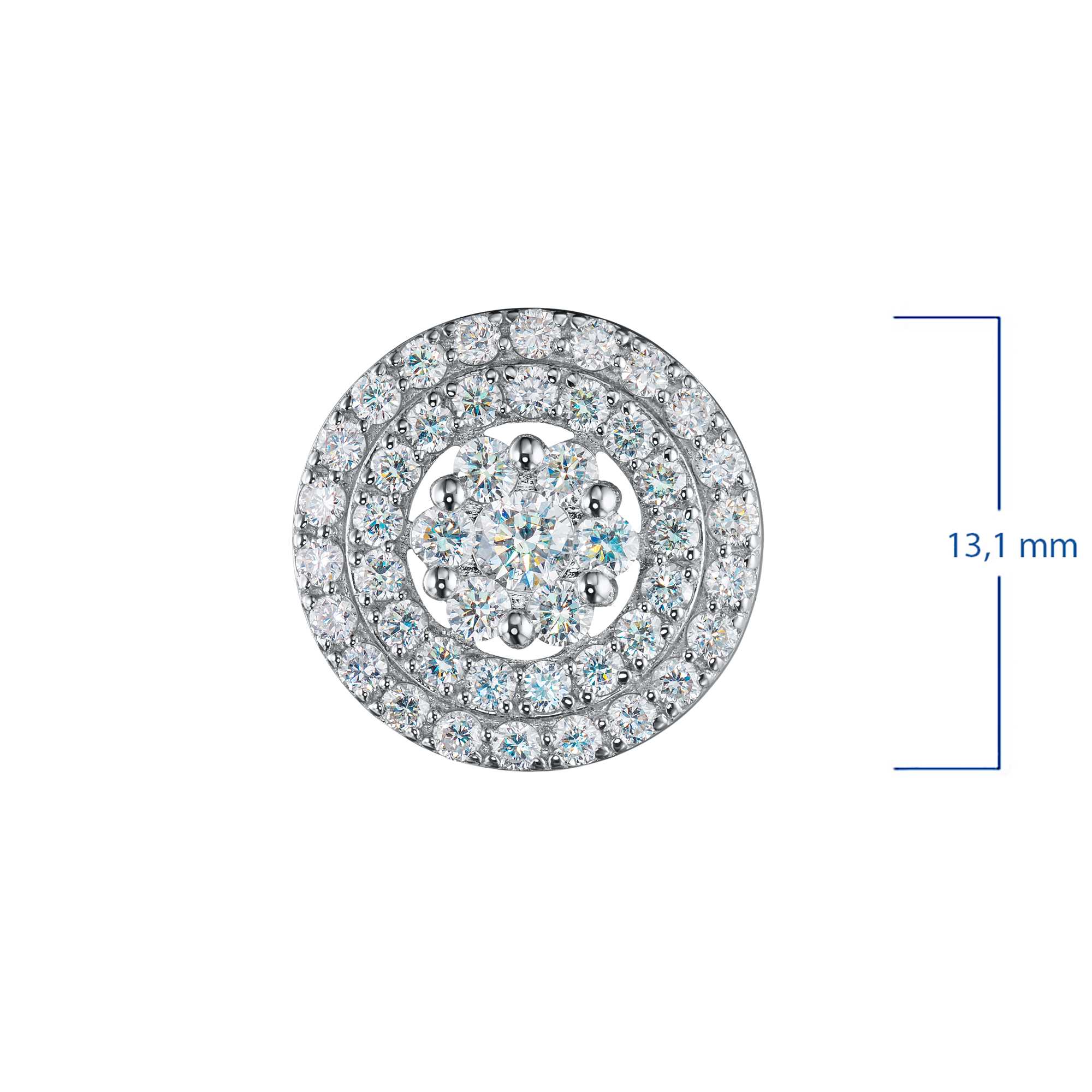 

Классическая подвеска из серебра э0612пд05165600_white, э0612пд05165600_white