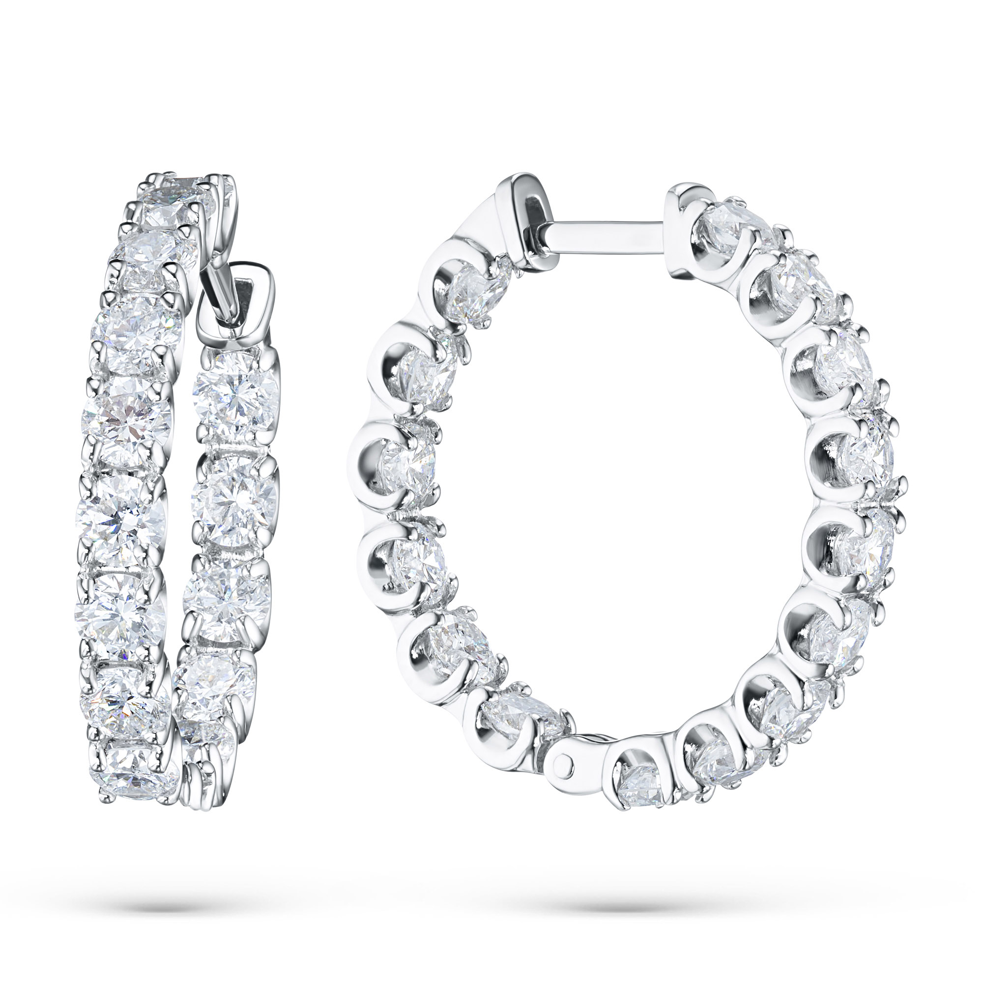 Серьги из белого золота э4712сг03210907