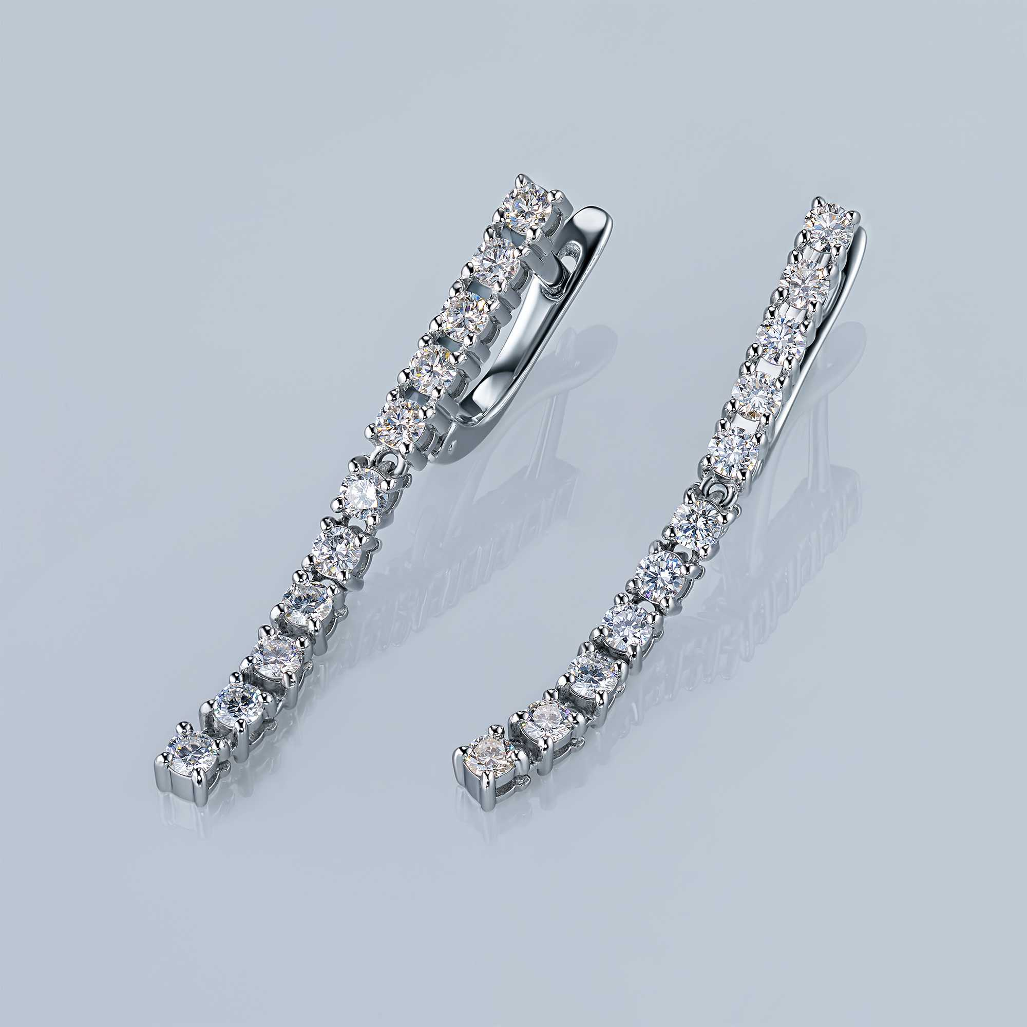 

Серьги из белого золота э4712сг07190510, э4712сг07190510