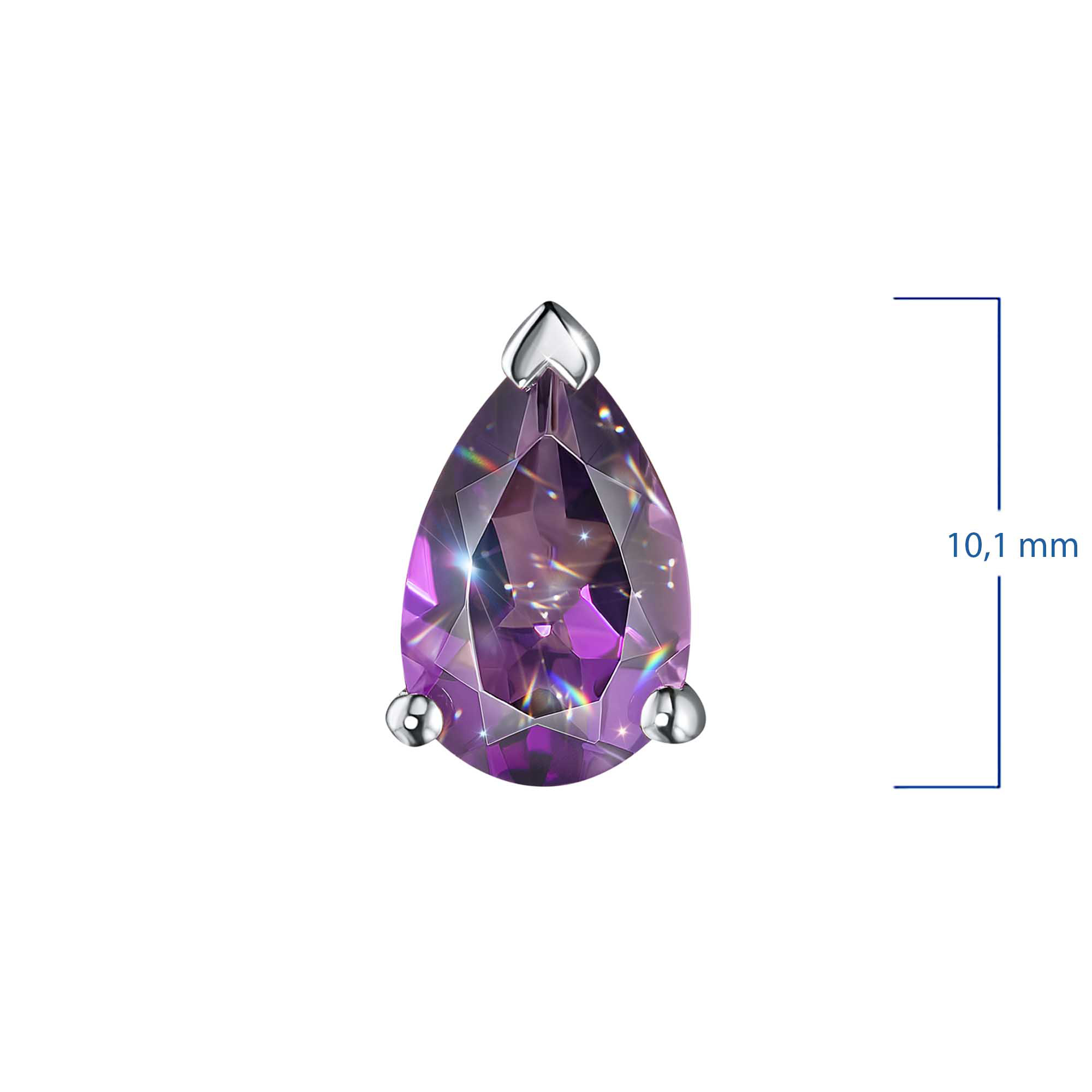 

Подвеска из серебра с аметистом э0607пд11231154, э0607пд11231154