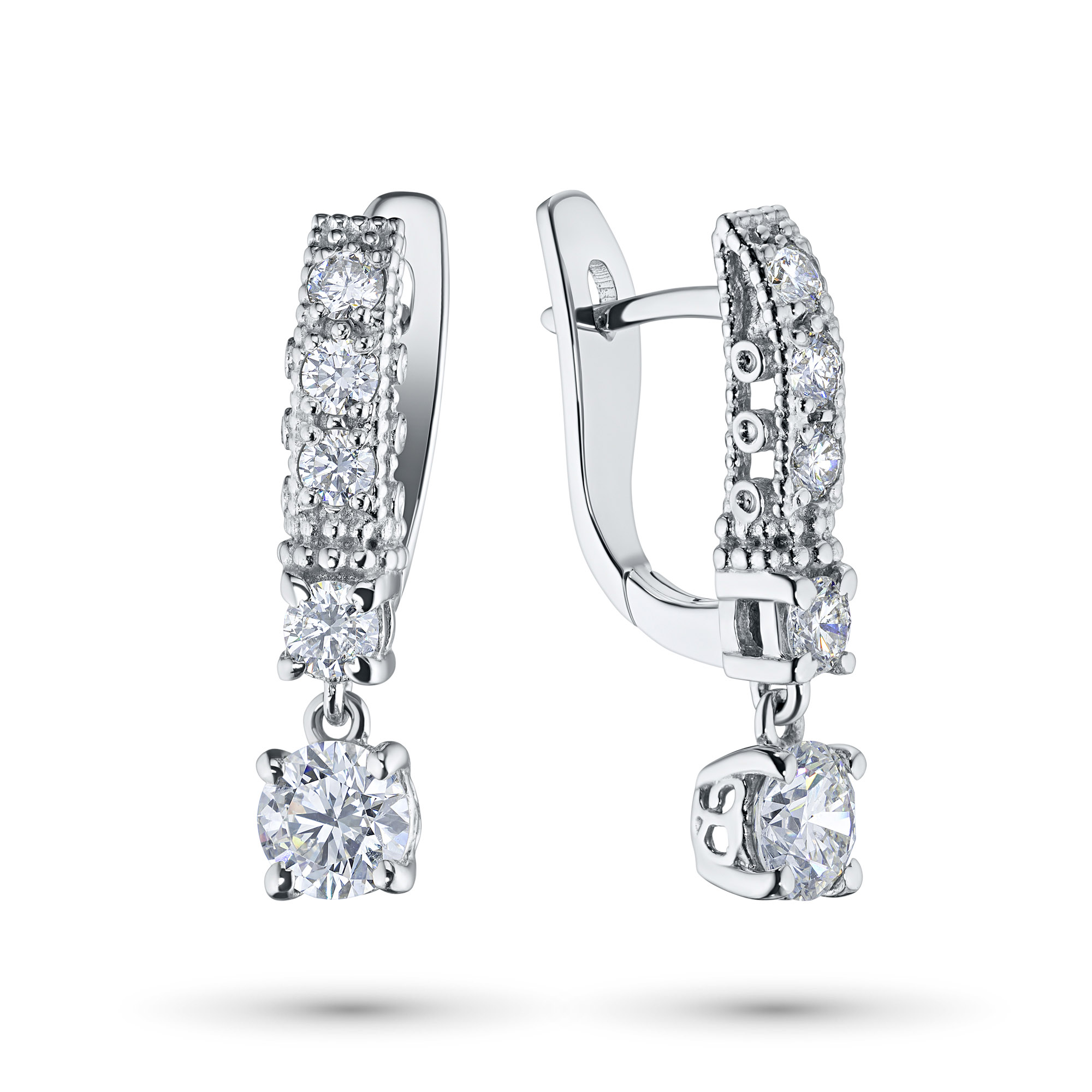 

Серьги из белого золота с бриллиантами э4701сг03141500, э4701сг03141500