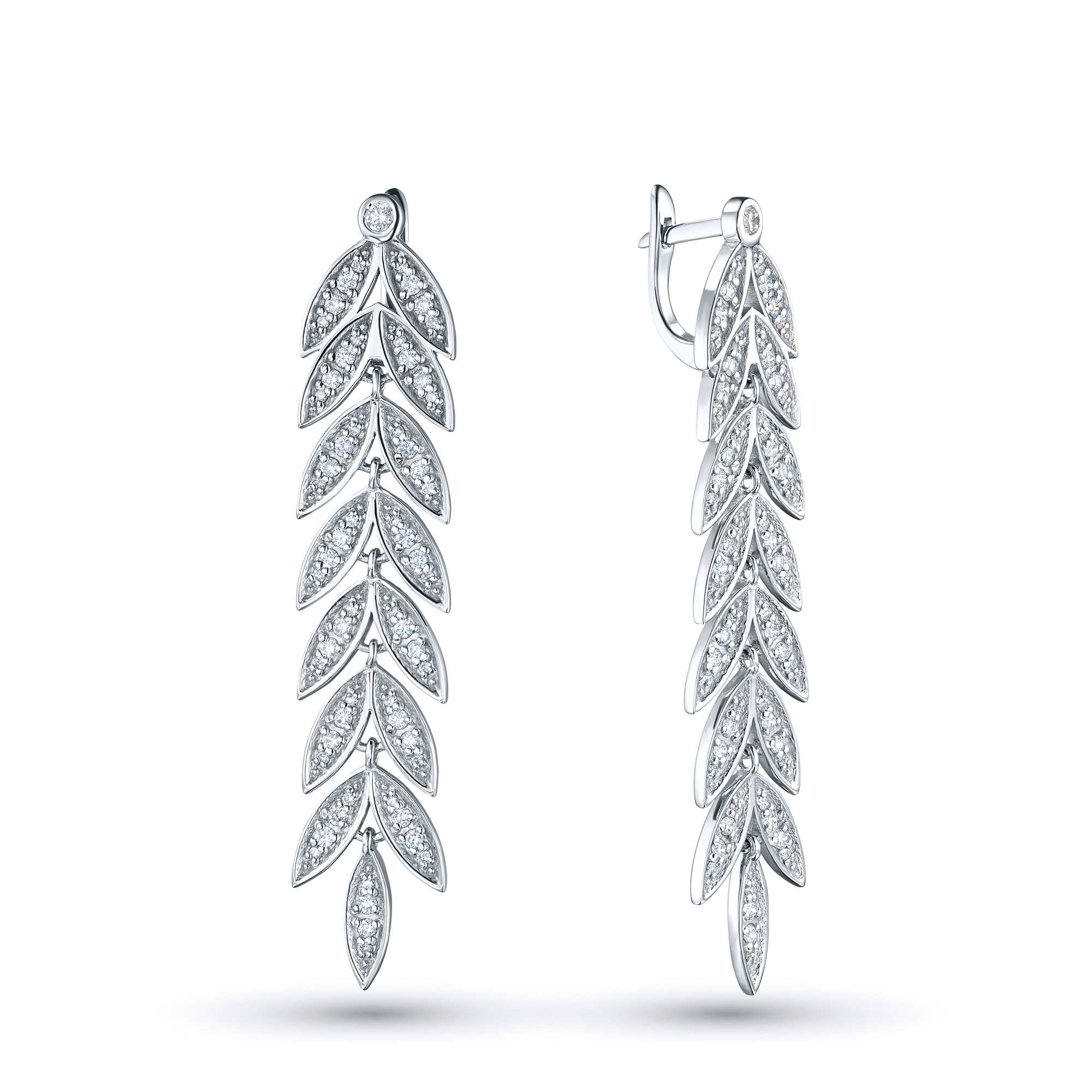 

Серьги из белого золота с бриллиантами э0901сг12196530, э0901сг12196530