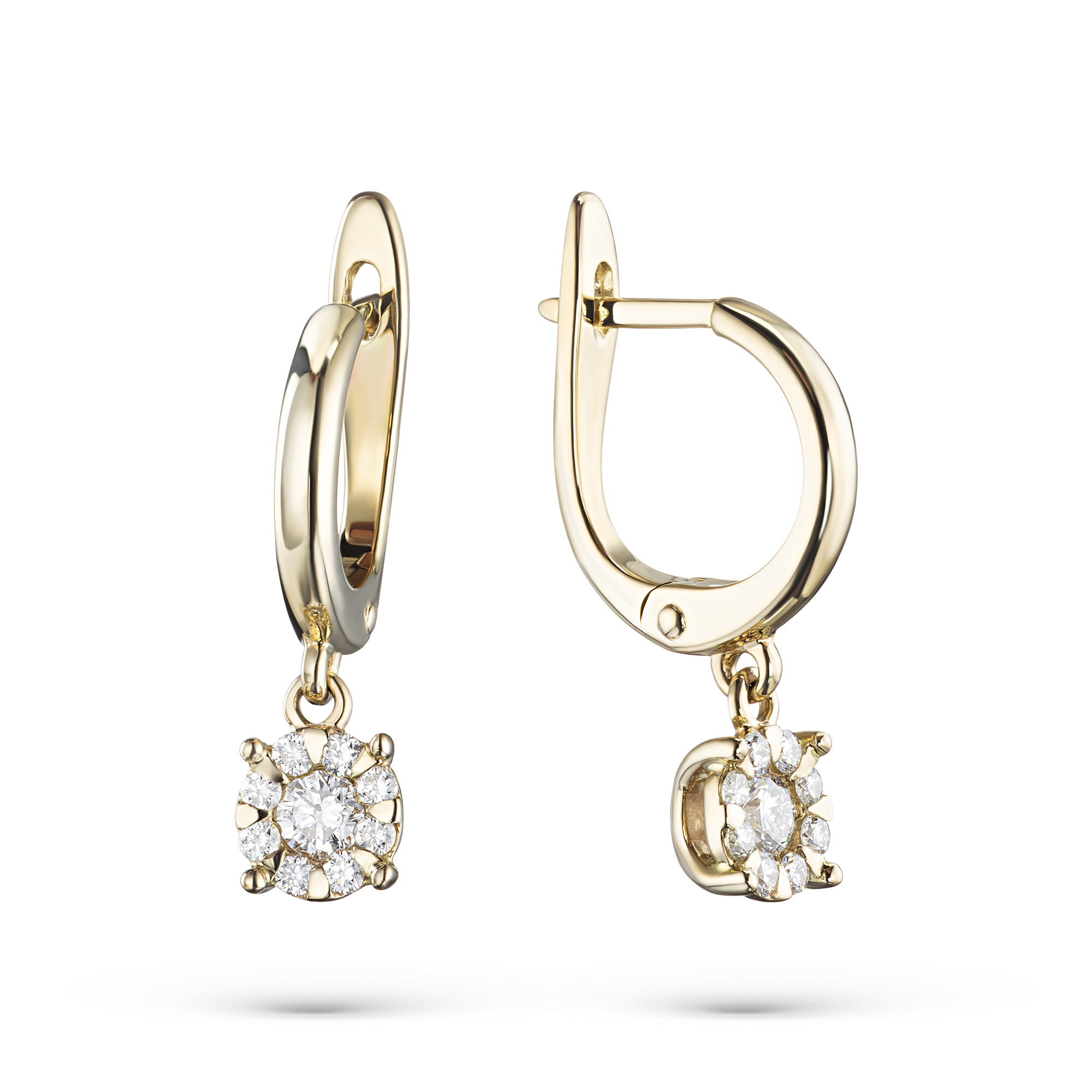 

Серьги из желтого золота с бриллиантами э0301сг10153800, э0301сг10153800