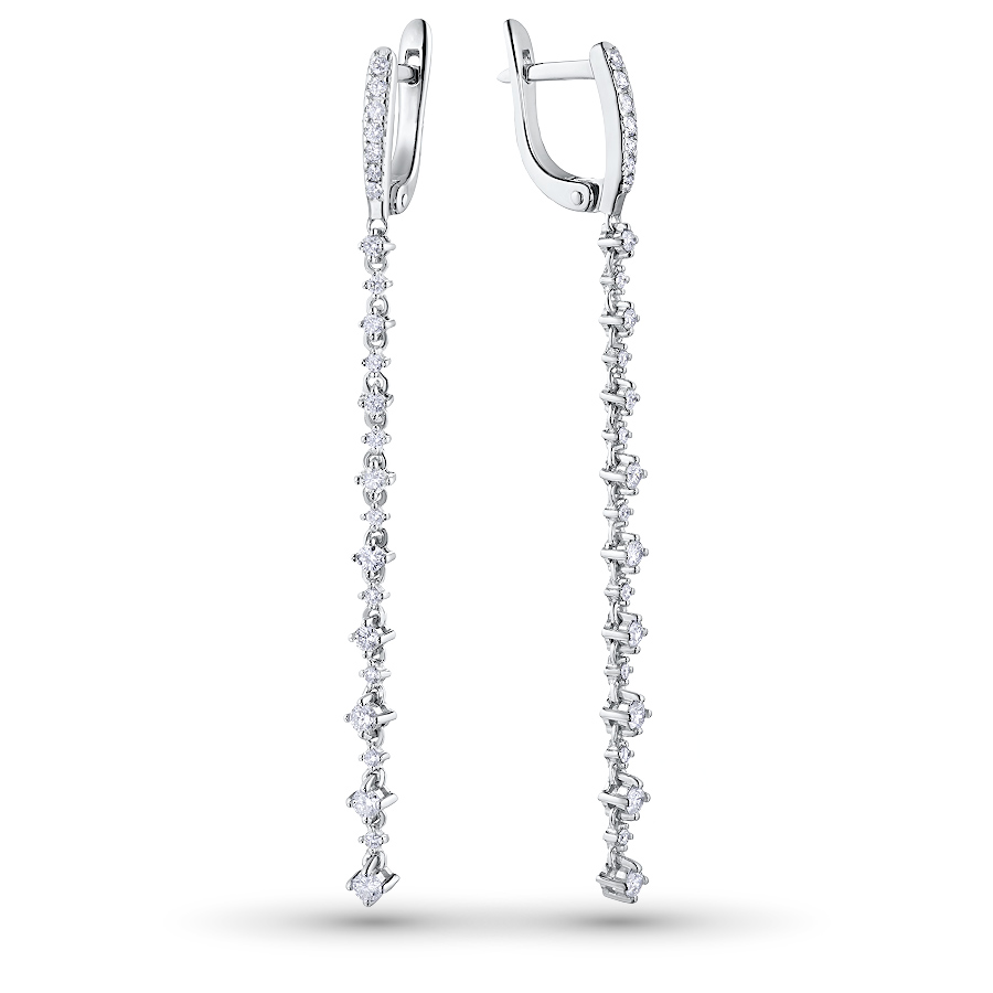 

Серьги из белого золота с бриллиантами э4701сг03180600, э4701сг03180600