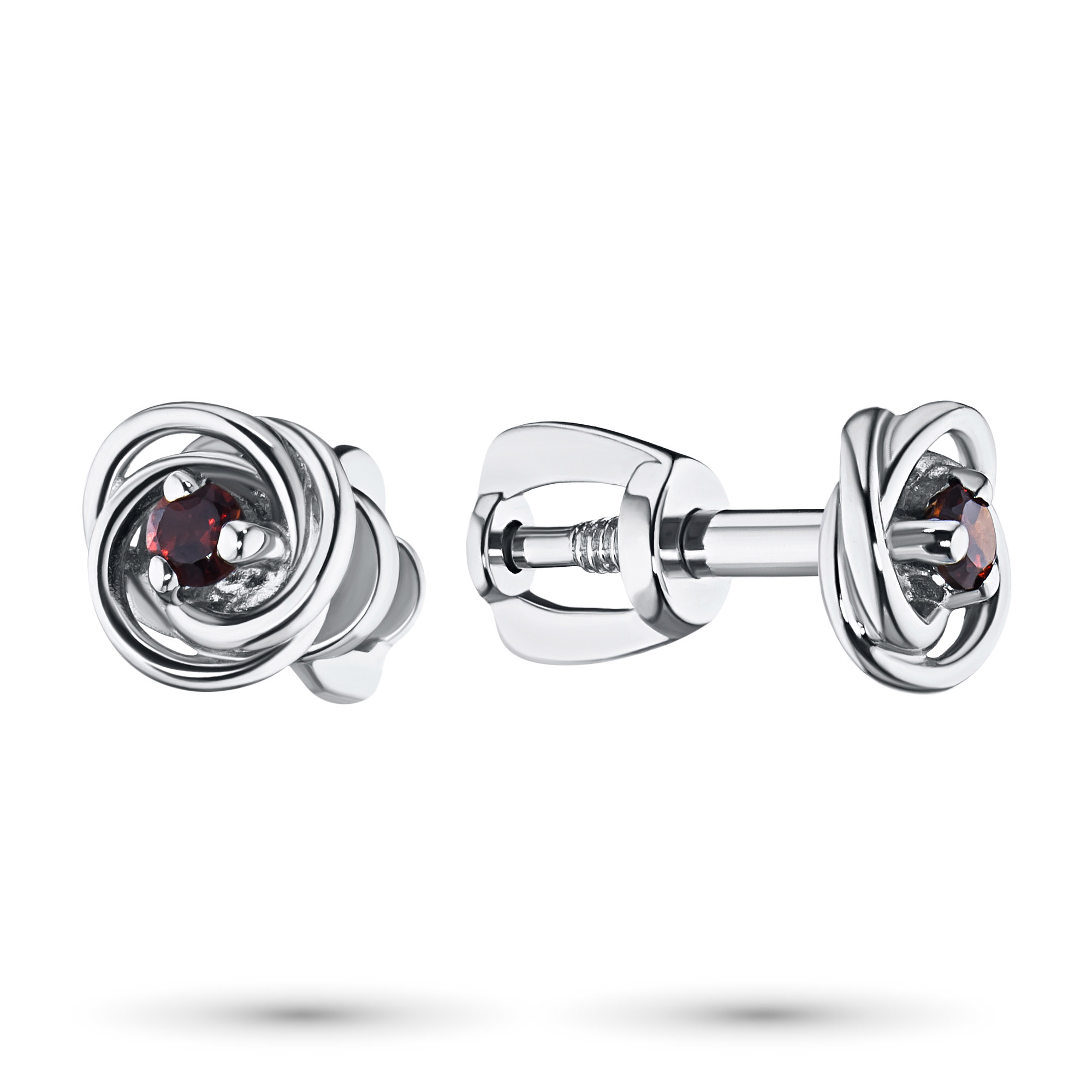 

Серьги из серебра с гранатами э0606сг04200379, э0606сг04200379