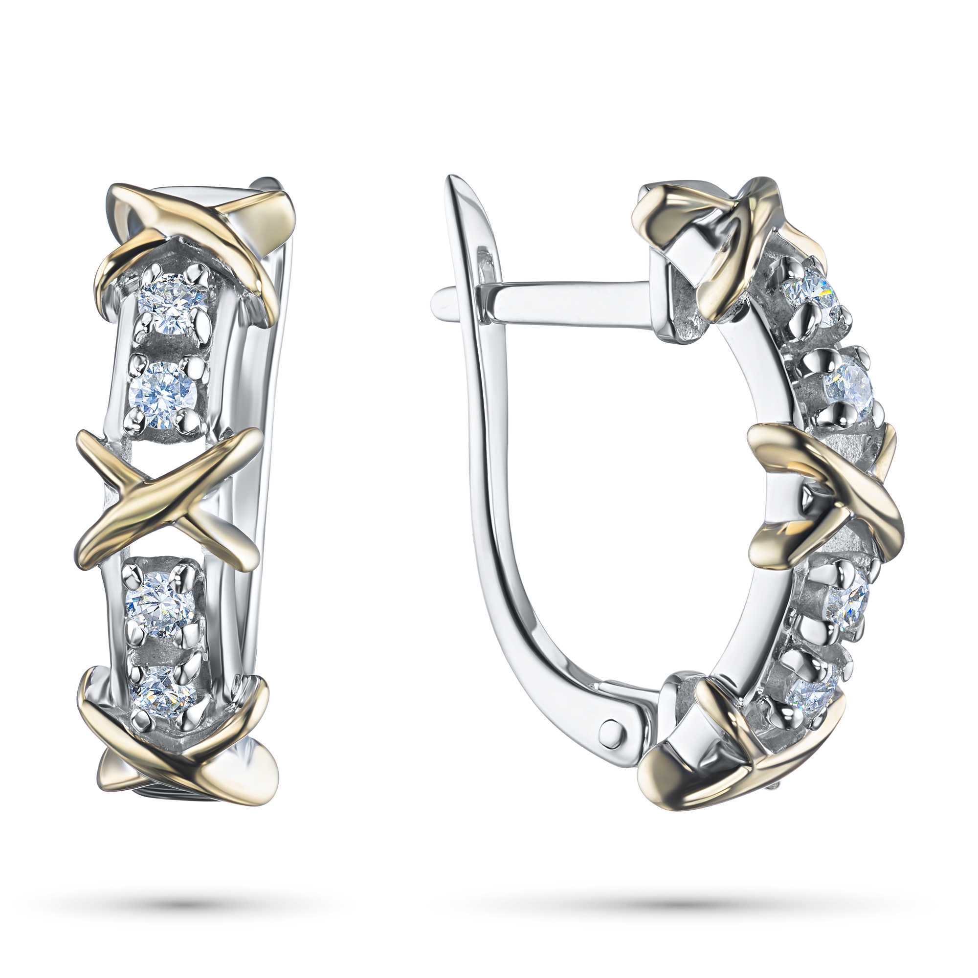 

Серьги из желтого золота э4812сг10160400_white, э4812сг10160400_white