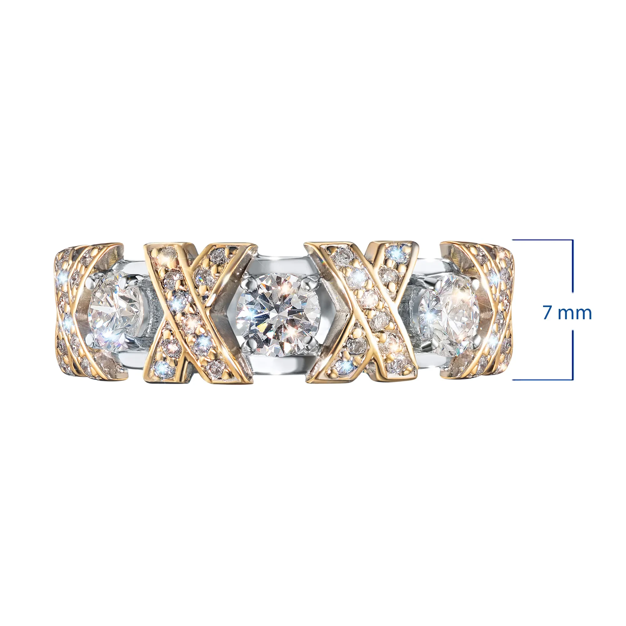 

Кольцо из комбинированного золота э4812кц07250366_white, э4812кц07250366_white