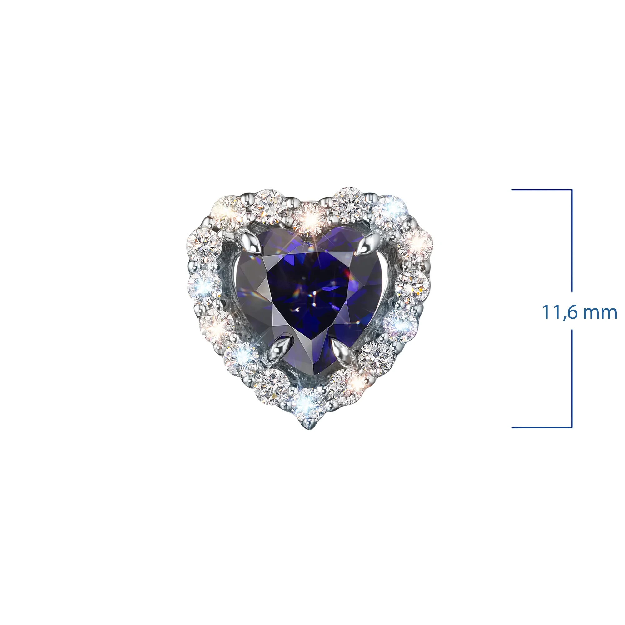 

Подвеска из белого золота с сапфиром э4758пд03230110, э4758пд03230110