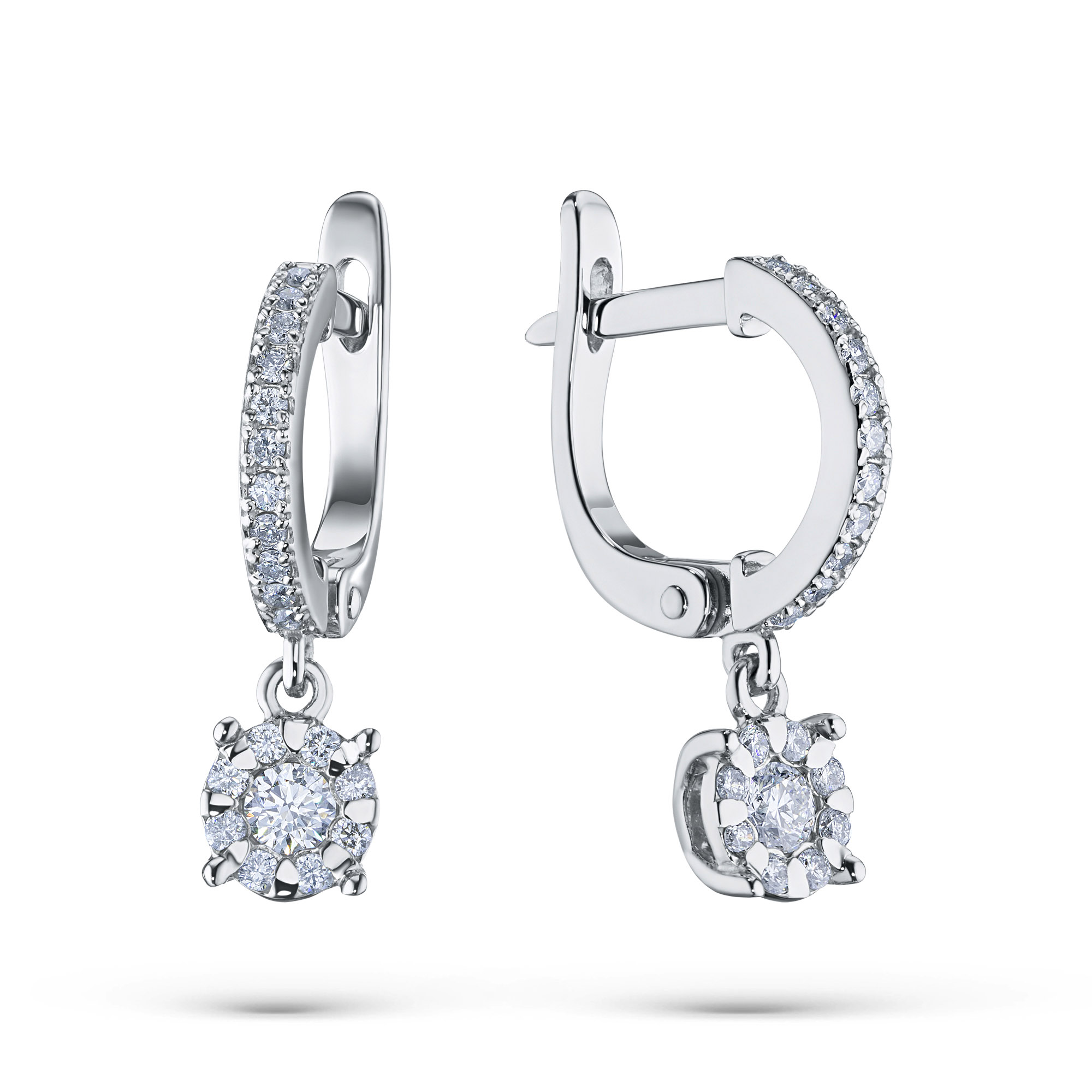 

Серьги из белого золота с бриллиантами э4701сг06191300, э4701сг06191300