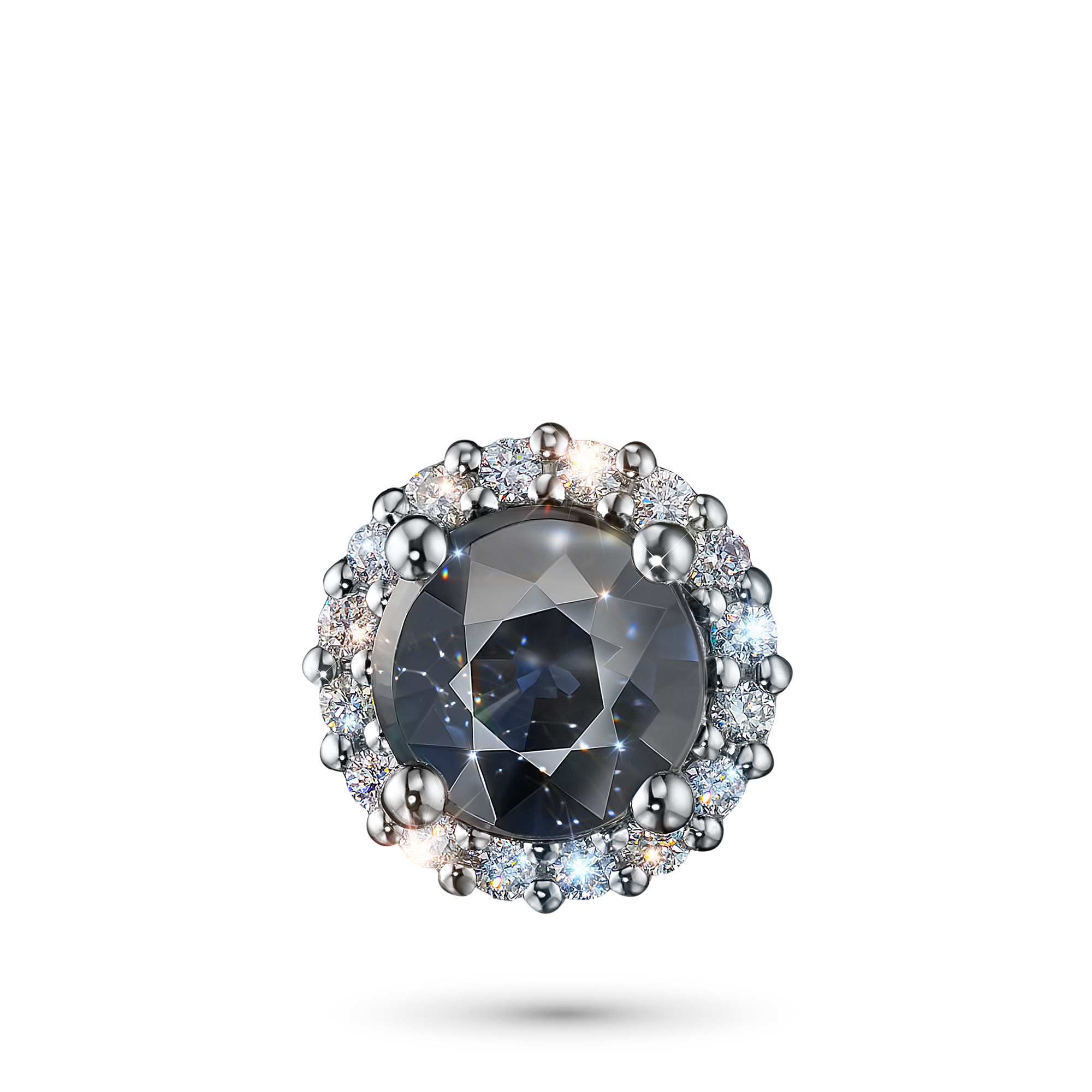 

Подвеска из белого золота с сапфиром и бриллиантами э4737пд04220409, э4737пд04220409