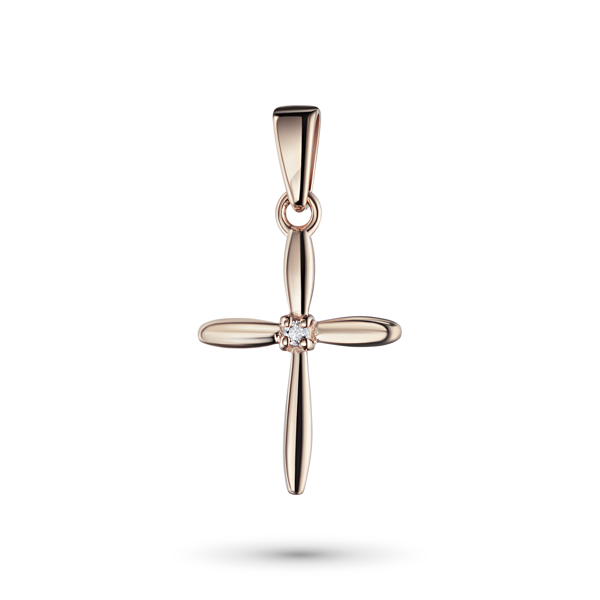 

Подвеска из красного золота с бриллиантом э0201пд09152500, э0201пд09152500