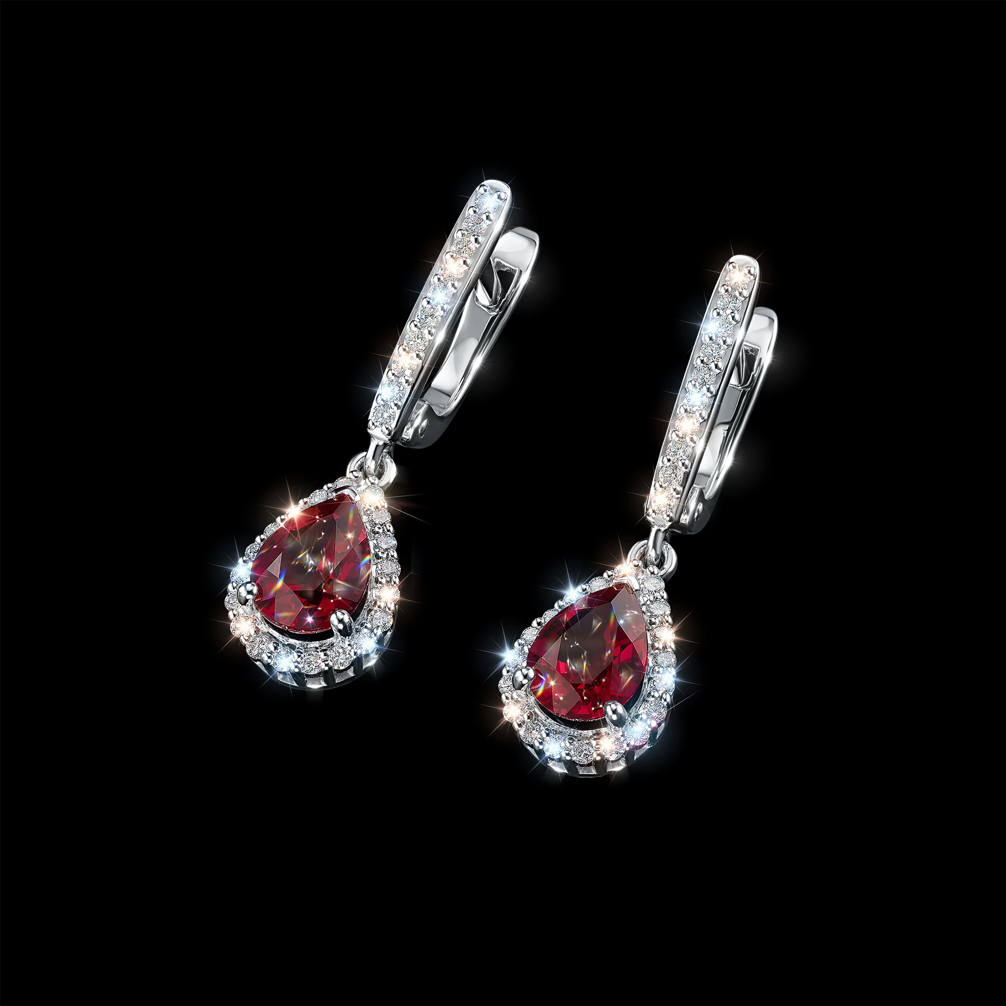 

Серьги из белого золота с рубинами э4780сг06210467, э4780сг06210467