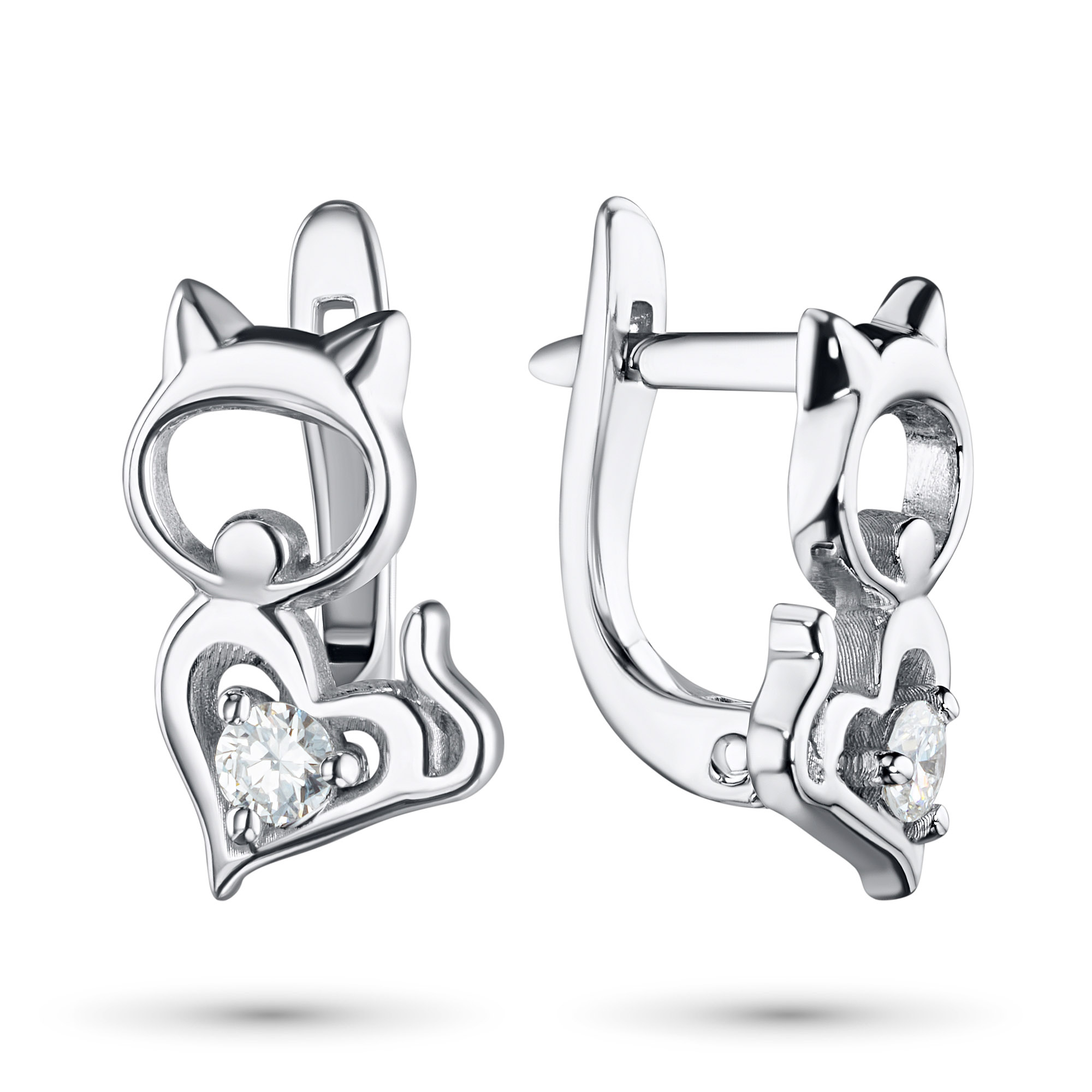 

Серьги из серебра с бриллиантами э0601сг04210518, э0601сг04210518