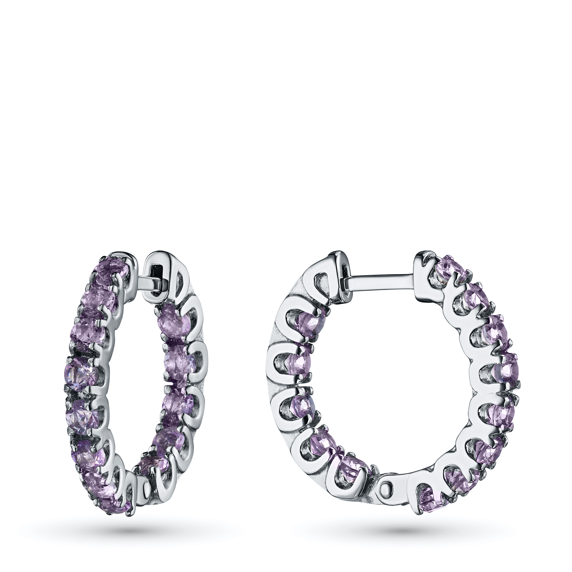 

Серьги из серебра с аметистами э0607сг08210453, э0607сг08210453