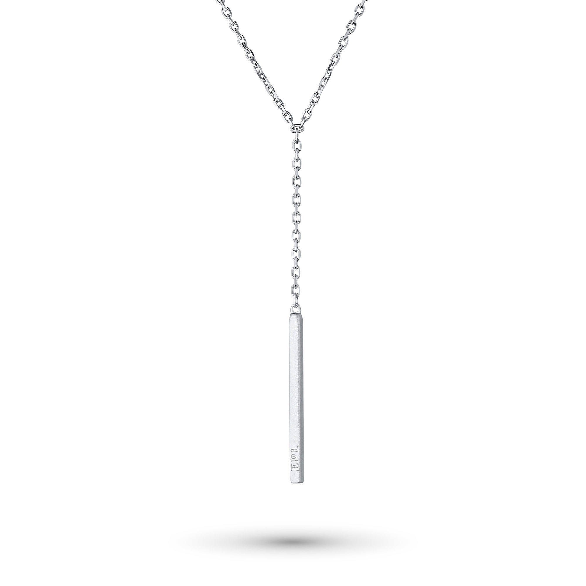 Колье из серебра с бриллиантом э1701кл04203051 ЭПЛ Якутские Бриллианты, размер 40.5 2050014850113 - фото 2