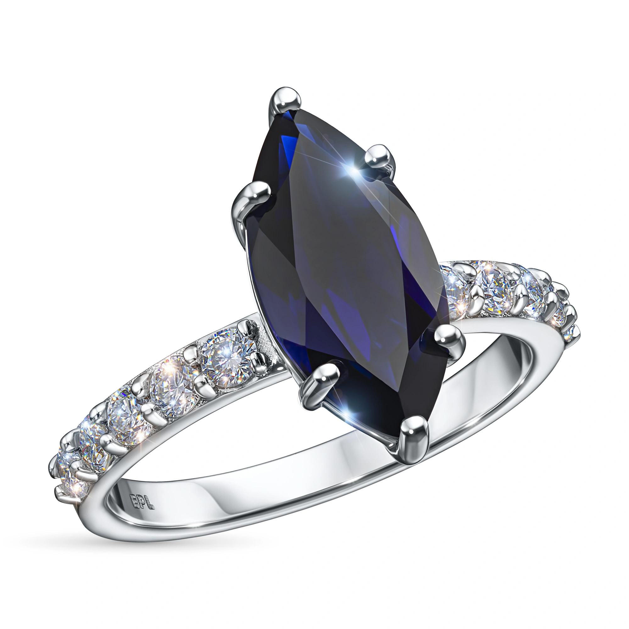 

Кольцо из белого золота с и сапфиром э0958кц09250366_white, э0958кц09250366_white