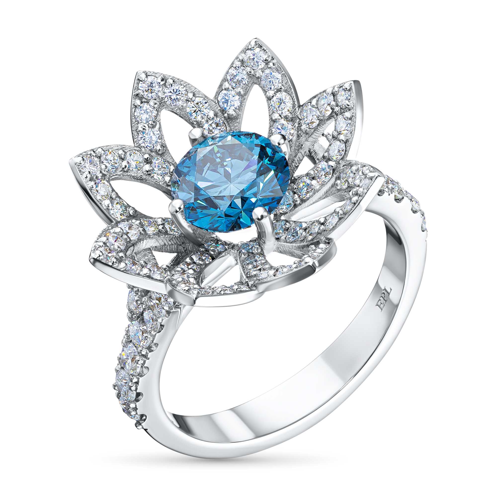 

Классическое кольцо из белого золота э0912кц12210925_blue, э0912кц12210925_blue