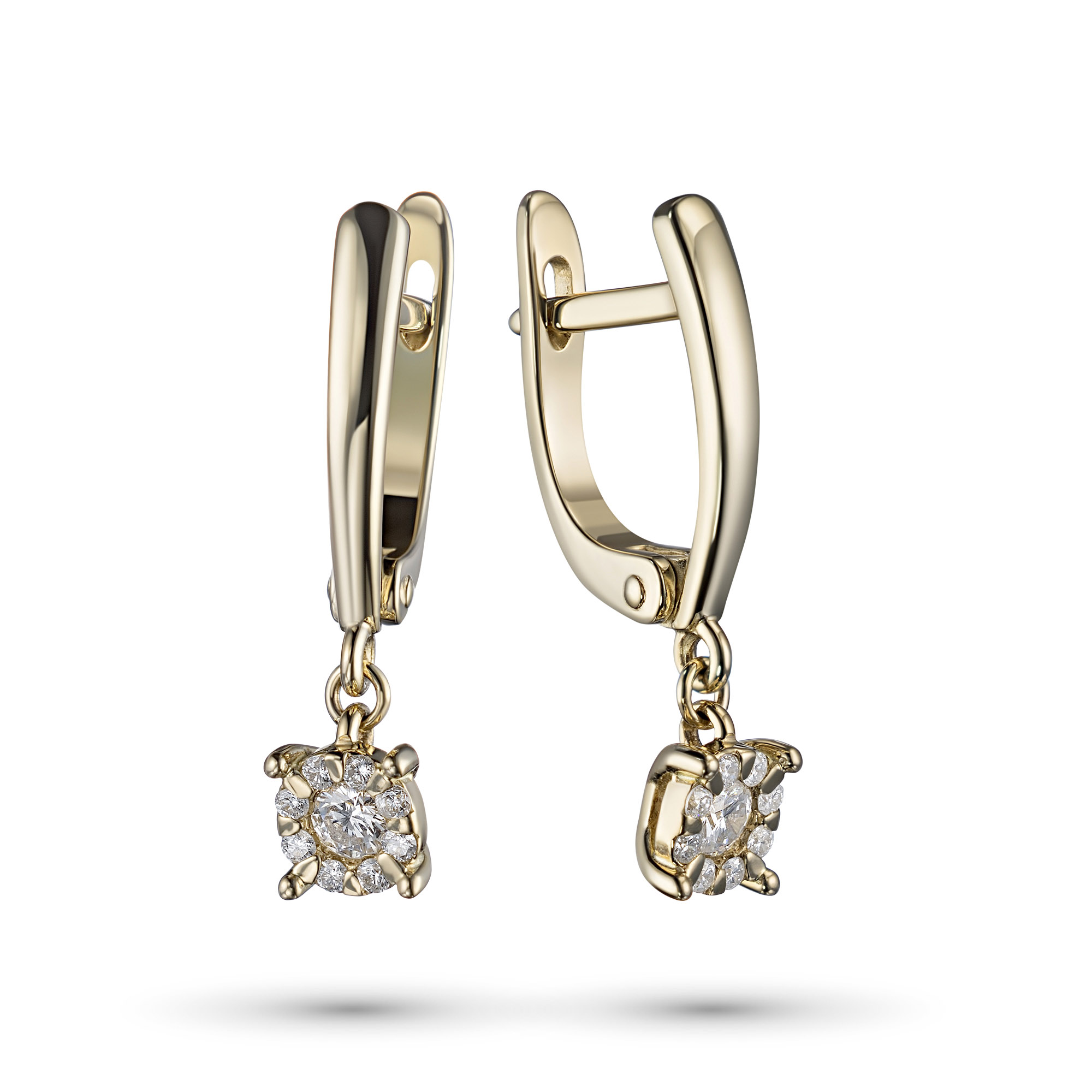 

Серьги из желтого золота с бриллиантами э0301сг10173400, э0301сг10173400