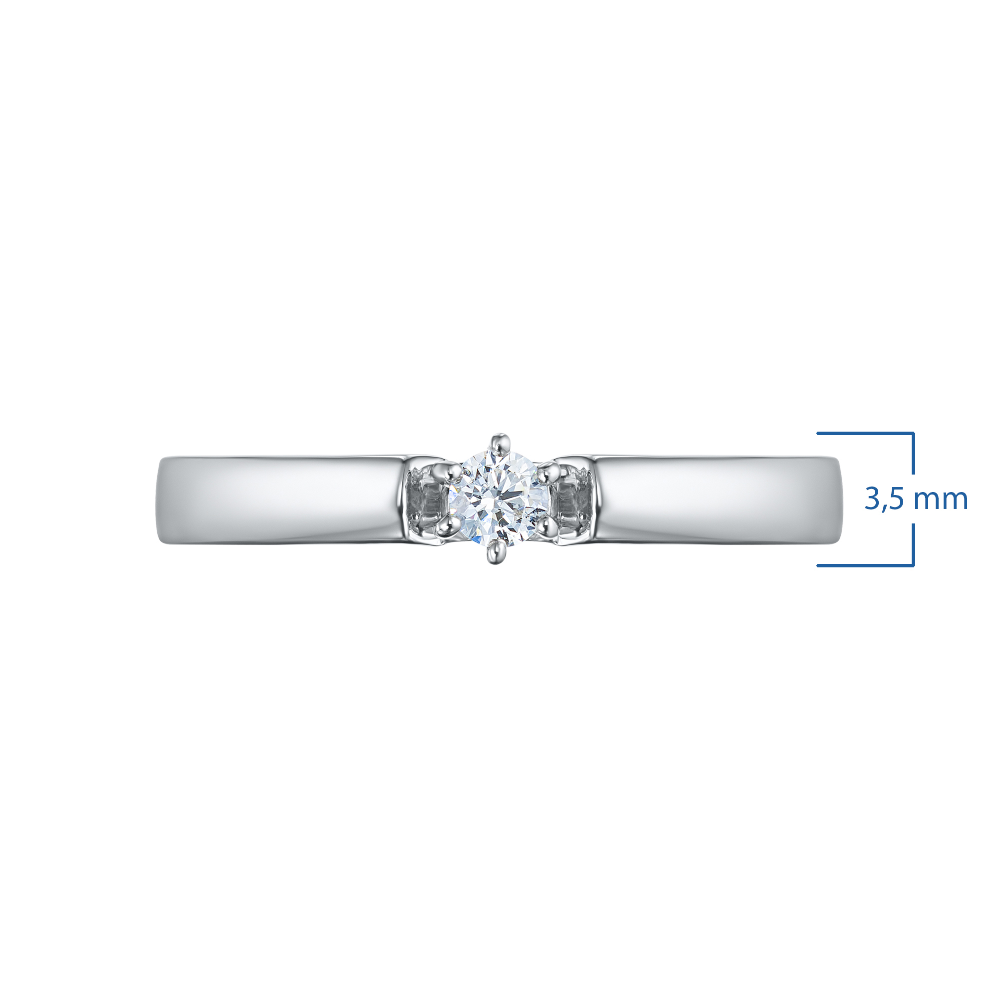

Помолвочное кольцо из серебра э0612кц02159400_white, э0612кц02159400_white