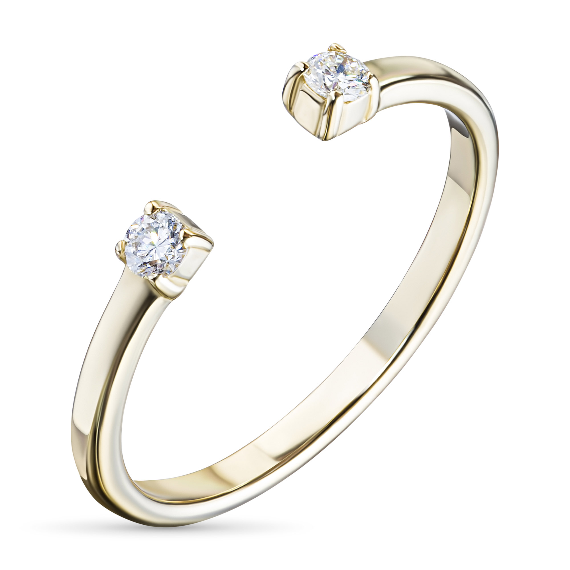 

Кольцо из желтого золота с бриллиантом э0301кц03210511, э0301кц03210511