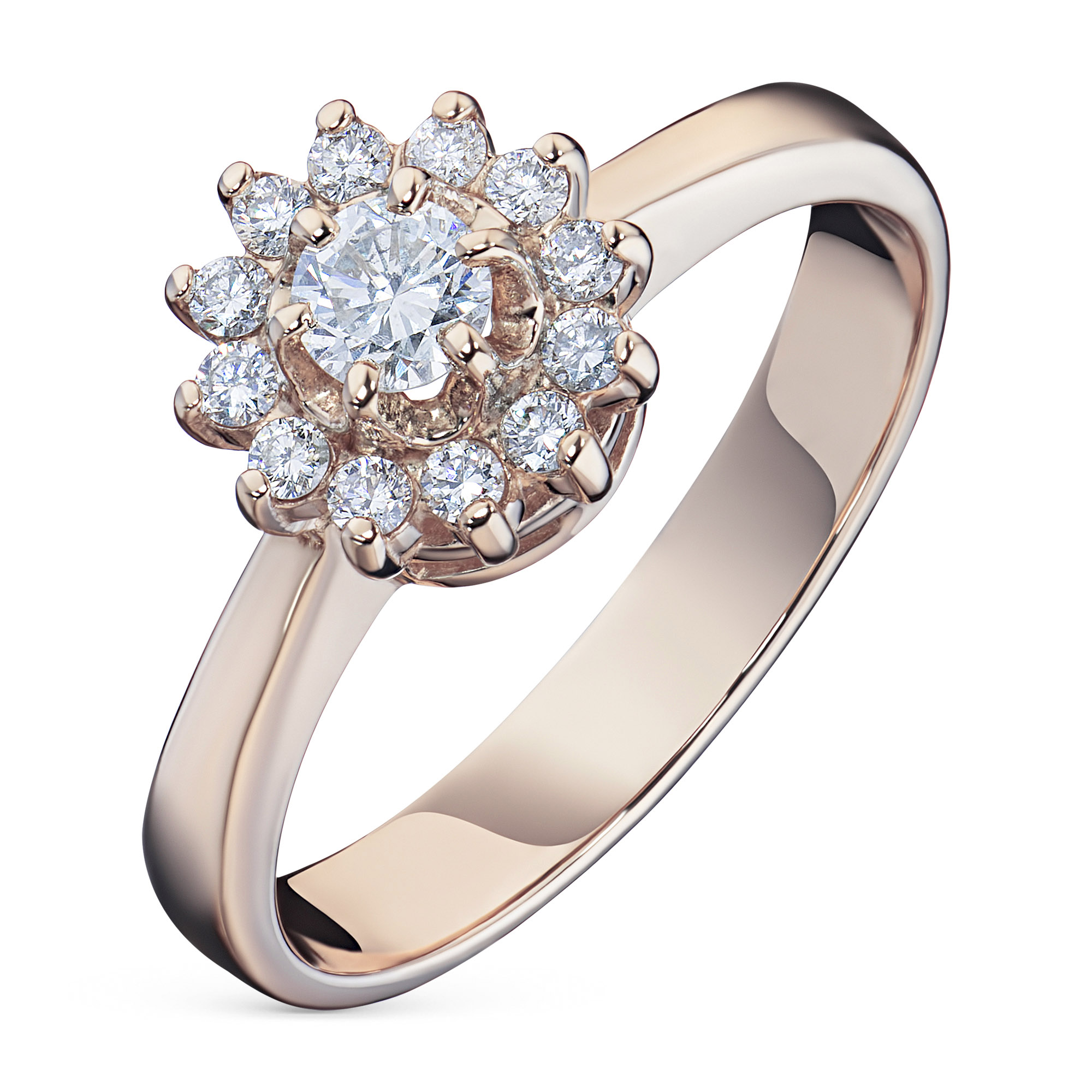 

Кольцо из красного золота с бриллиантами э0201кц04202942, э0201кц04202942