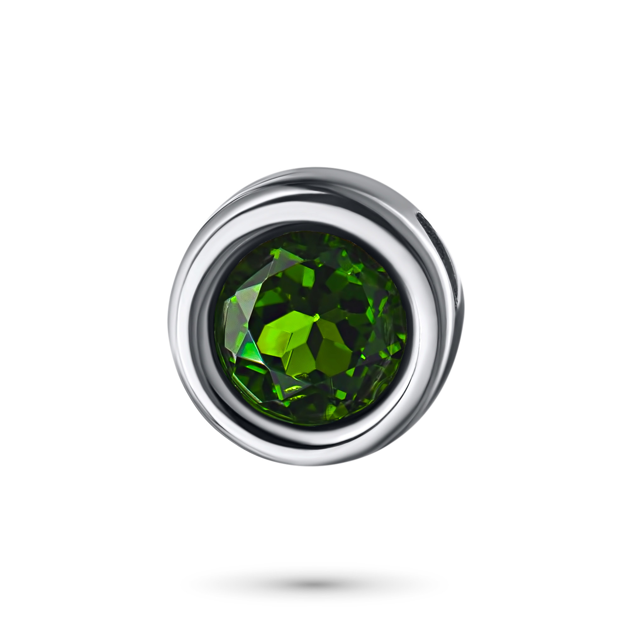 

Подвеска из серебра с хромдиопсидом э0605п_060505002, э0605п_060505002