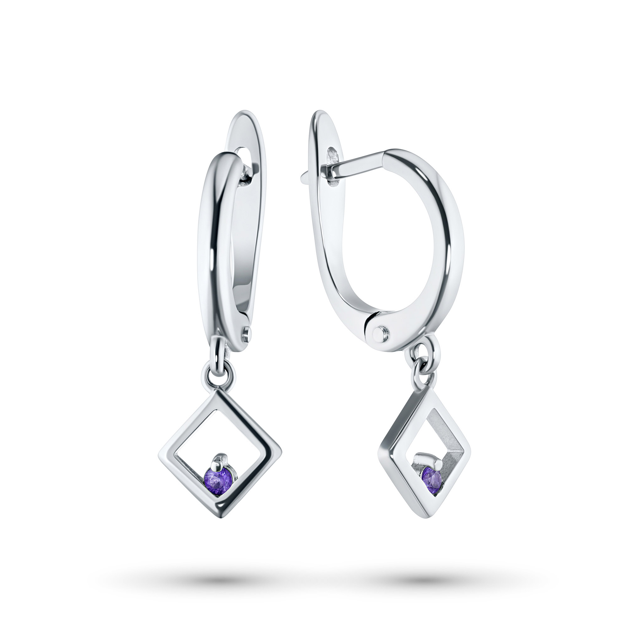 

Серьги из серебра с аметистами э0607сг09152000, э0607сг09152000