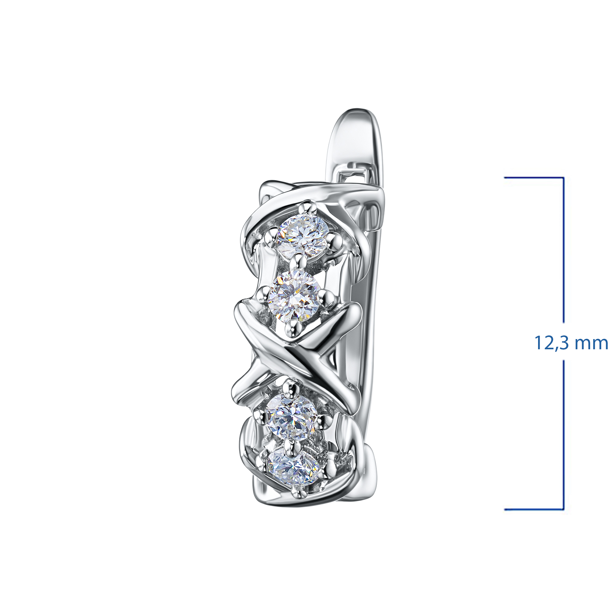 

Серьги из серебра э0612сг04201504, э0612сг04201504