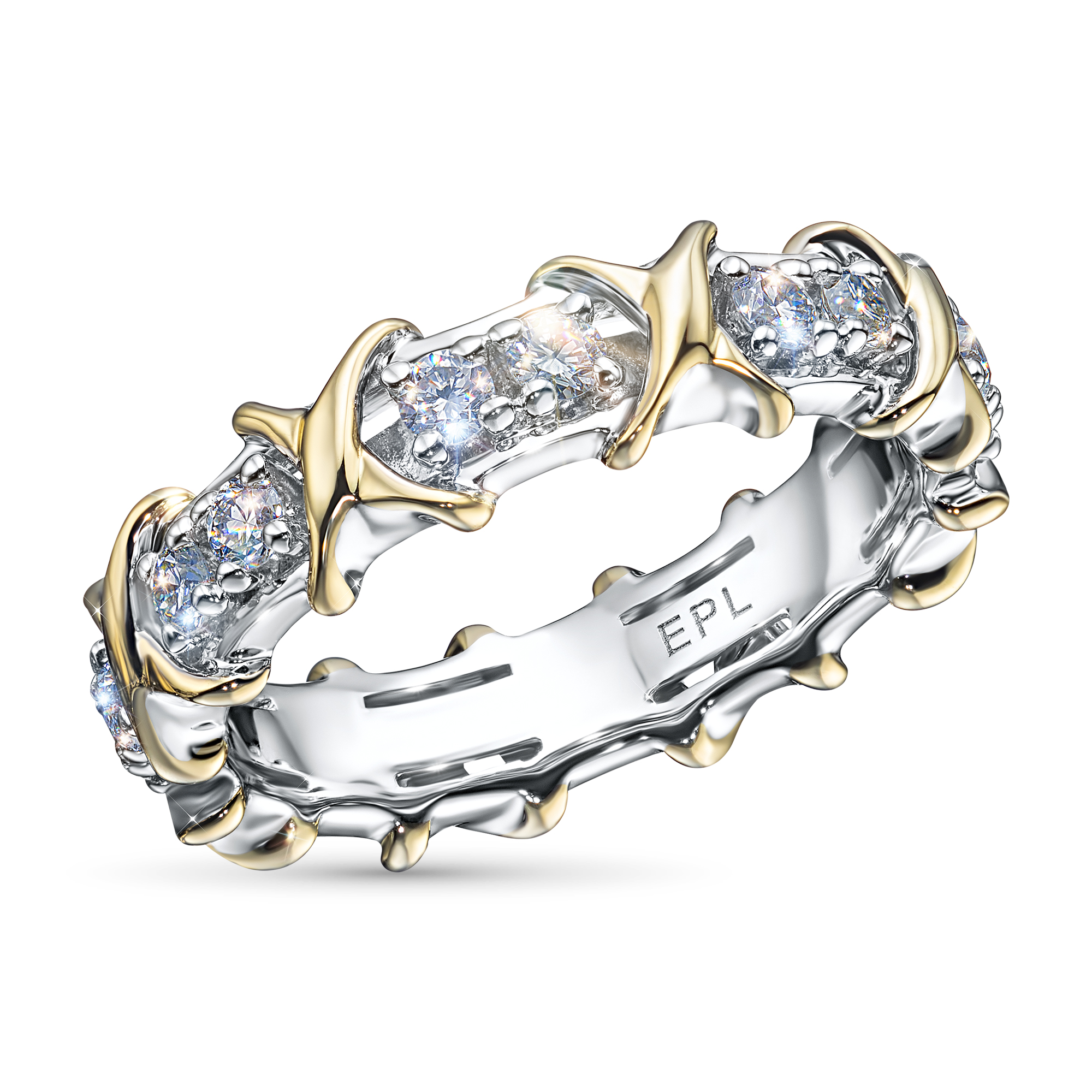 

Кольцо из комбинированного золота э4812кц06163900, э4812кц06163900