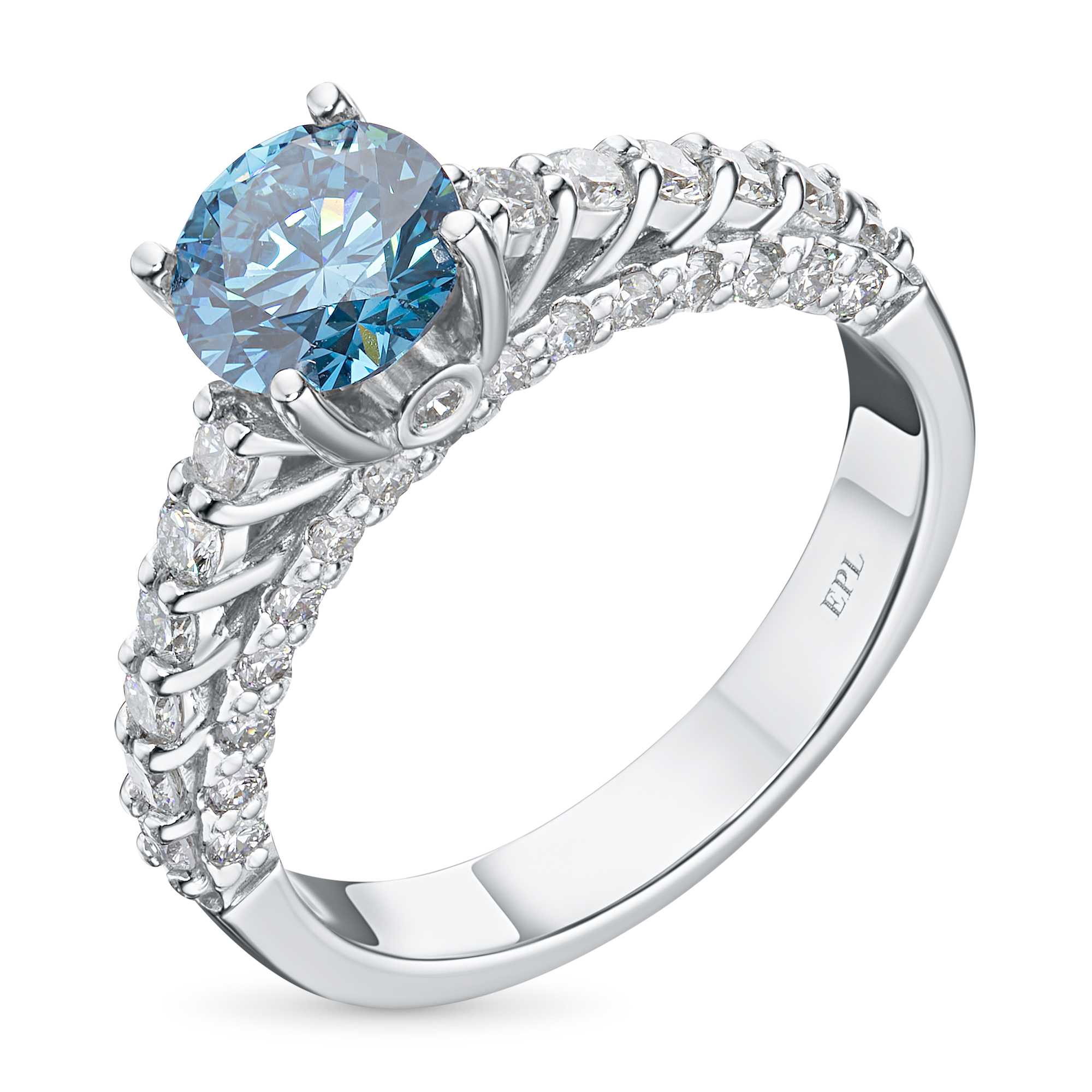 

Кольцо из белого золота э0912кц11210320_blue, э0912кц11210320_blue