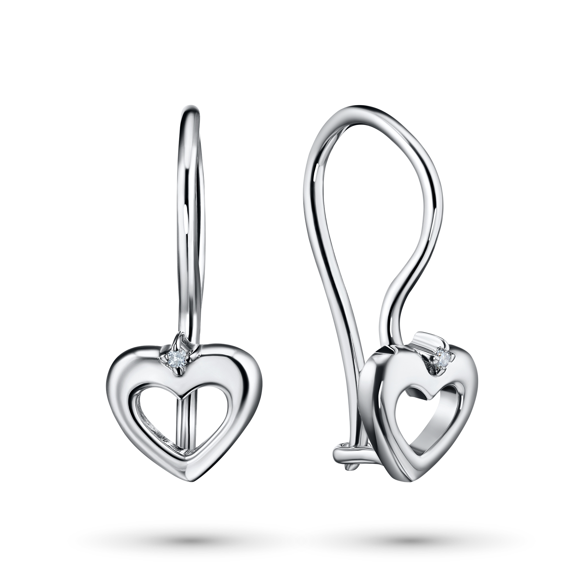 

Серьги из серебра с бриллиантами э0601сг05157400, э0601сг05157400