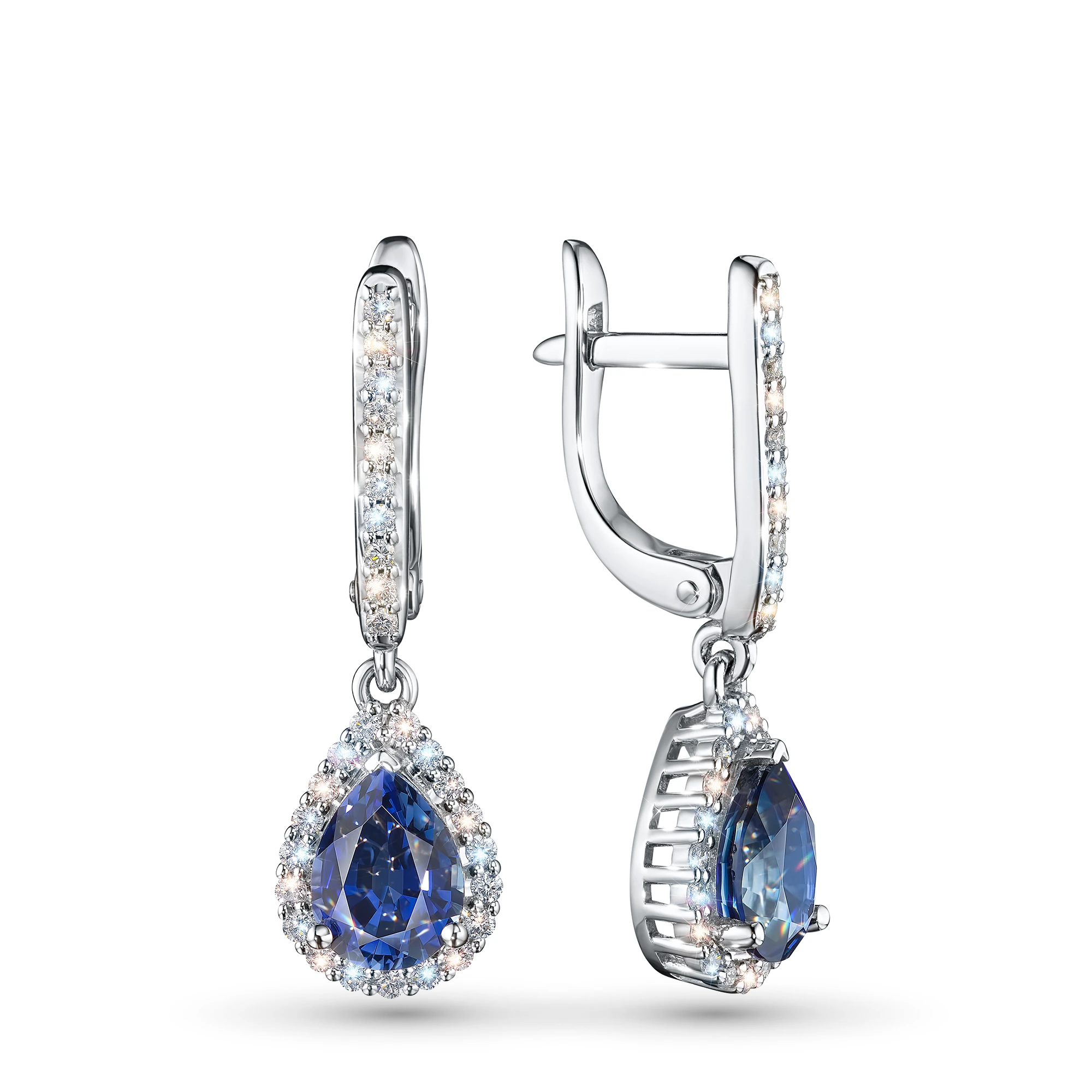 

Серьги из белого золота с сапфирами э4758сг06210467, э4758сг06210467