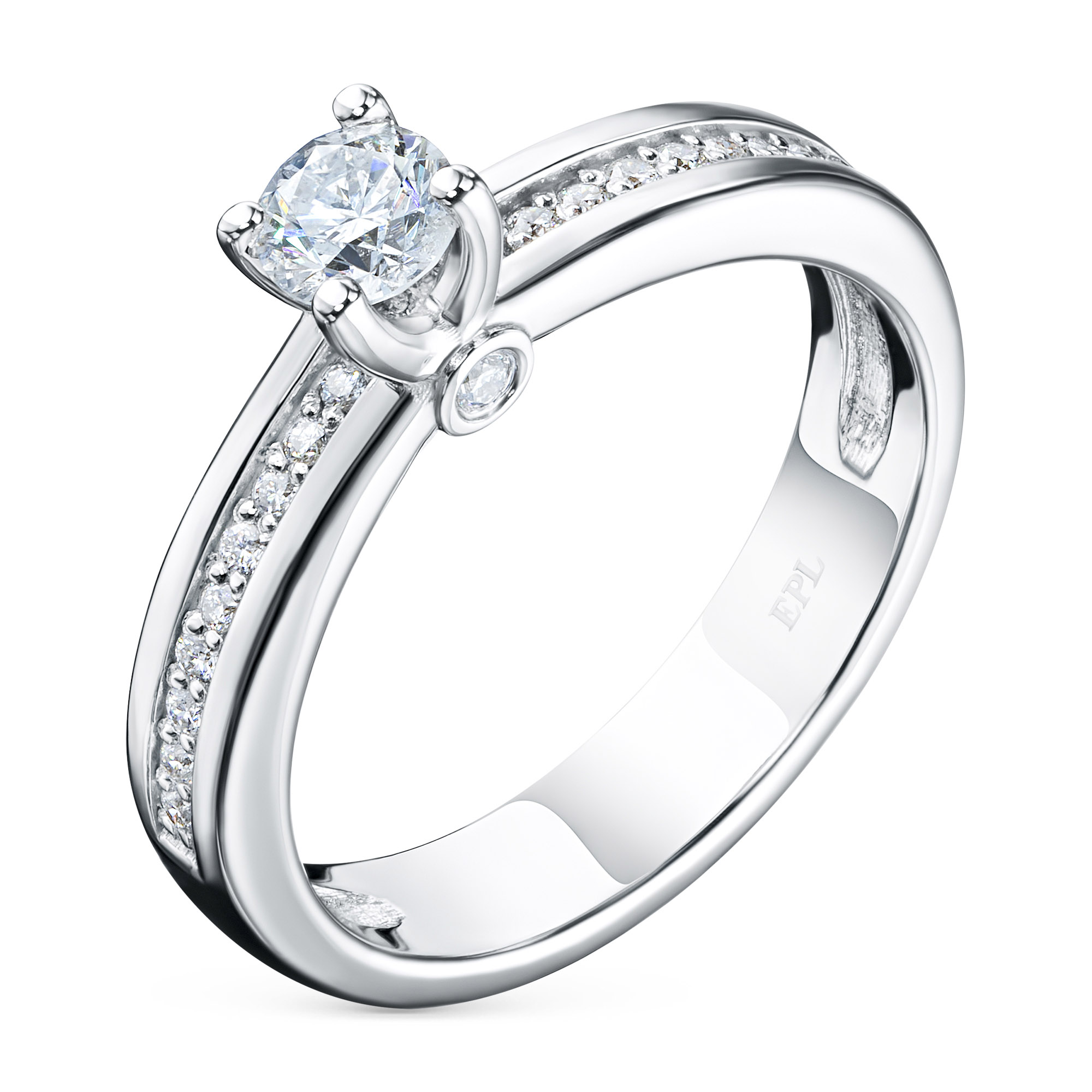 

Кольцо из белого золота с бриллиантами э0901кц07210651, э0901кц07210651