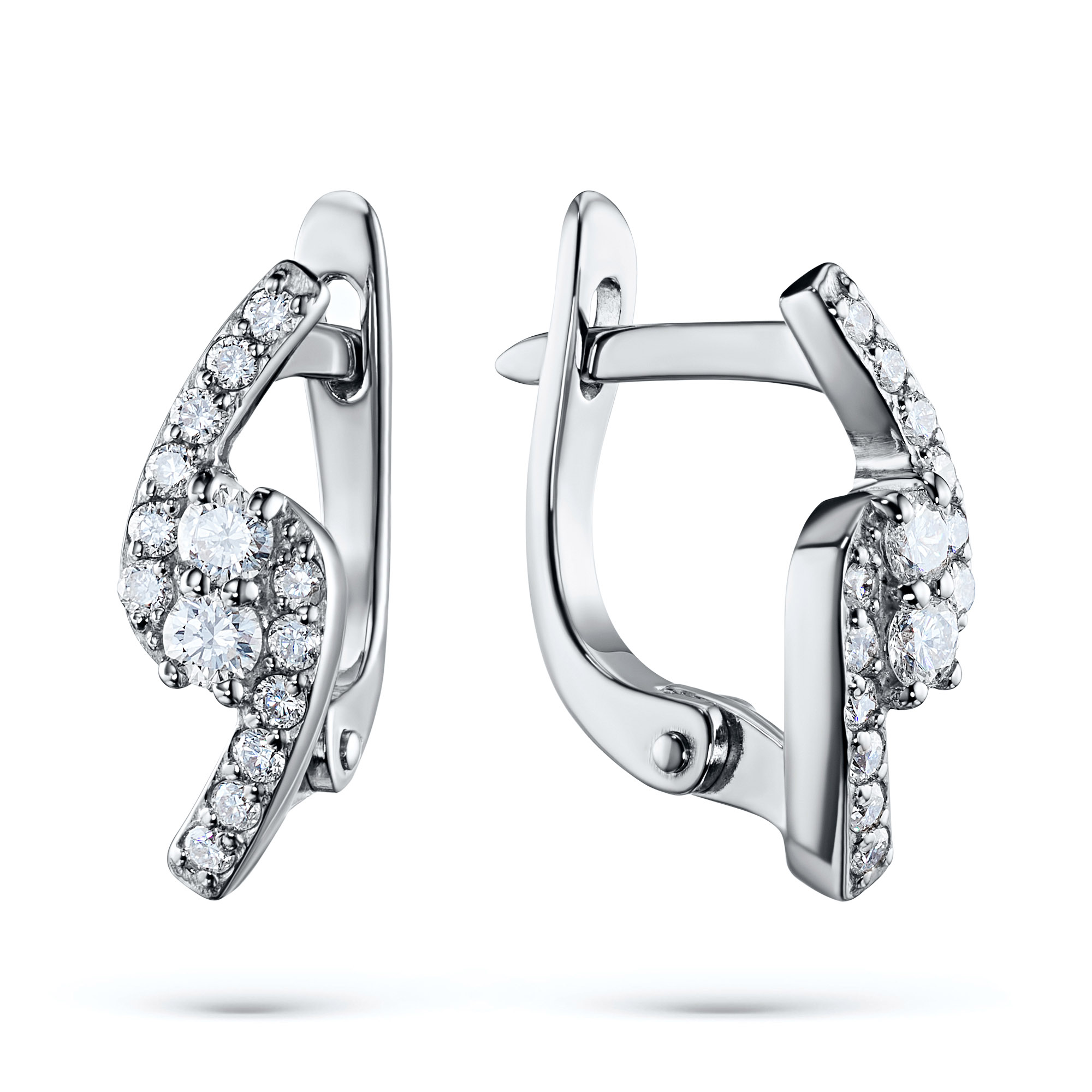 

Серьги из белого золота с бриллиантами э0901сг11190050, э0901сг11190050