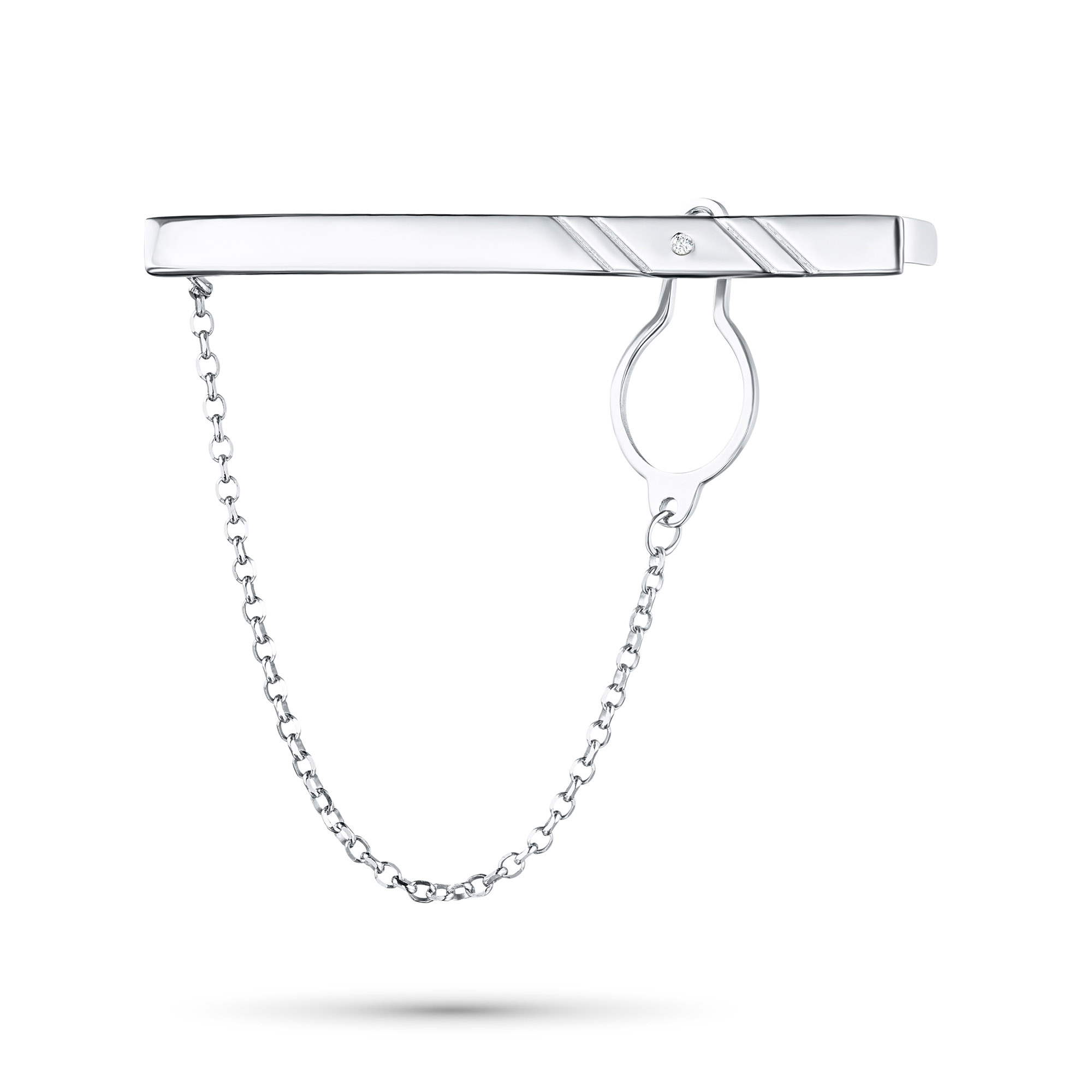 

Зажим из серебра с бриллиантом э0601зж04201037, э0601зж04201037