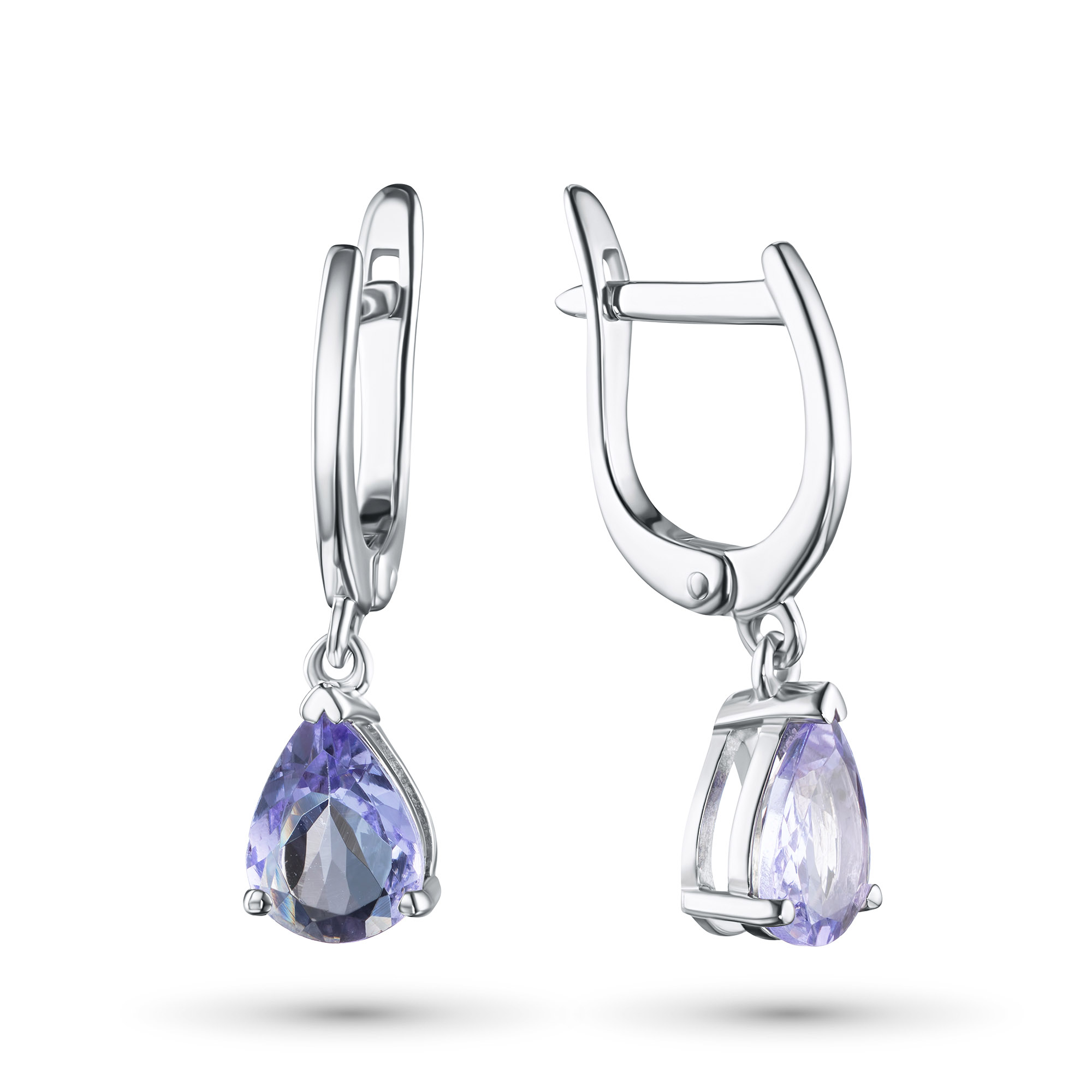 

Серьги из серебра с танзанитом э0608сг04202516, э0608сг04202516