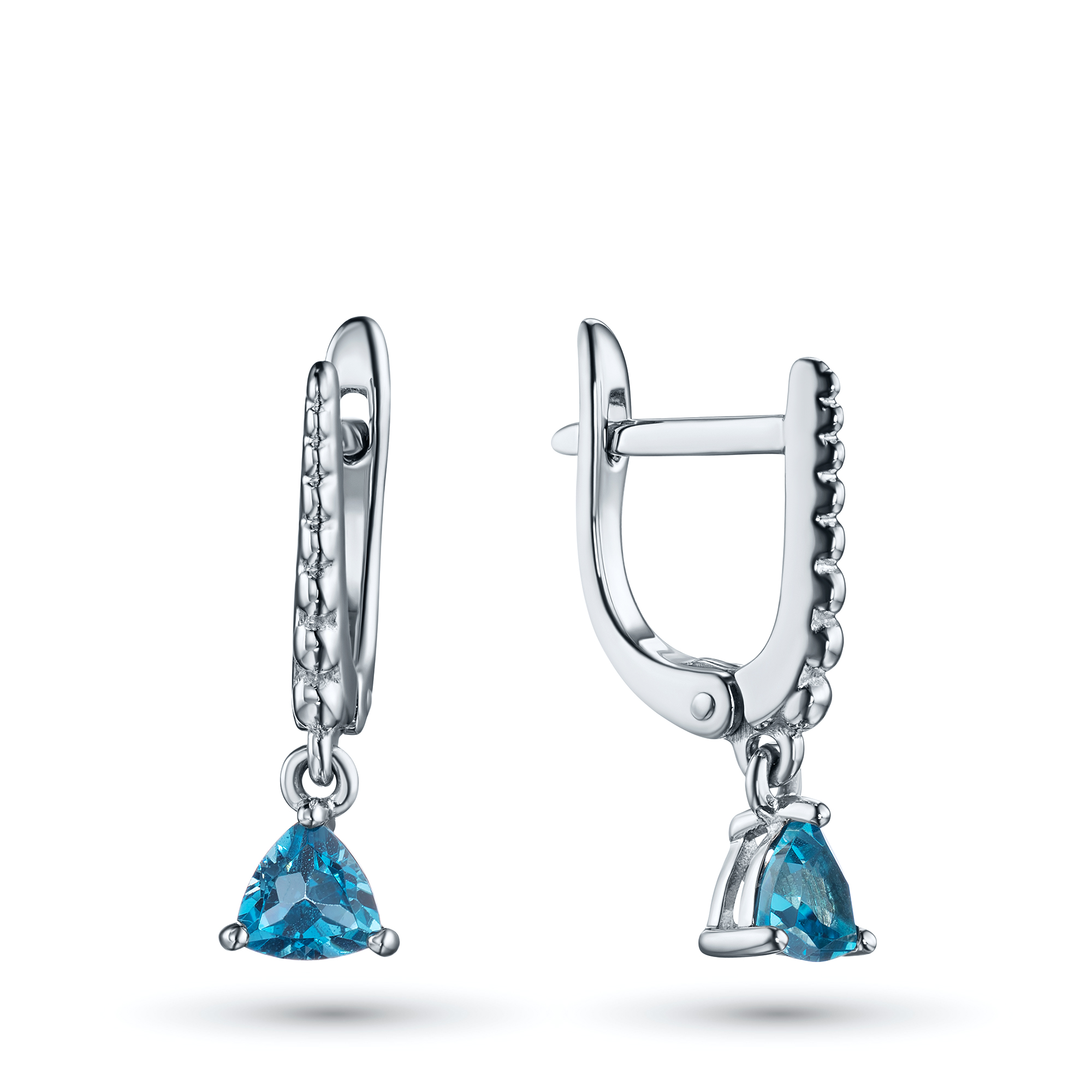 

Серьги из серебра с топазами э0609сг04220428, э0609сг04220428