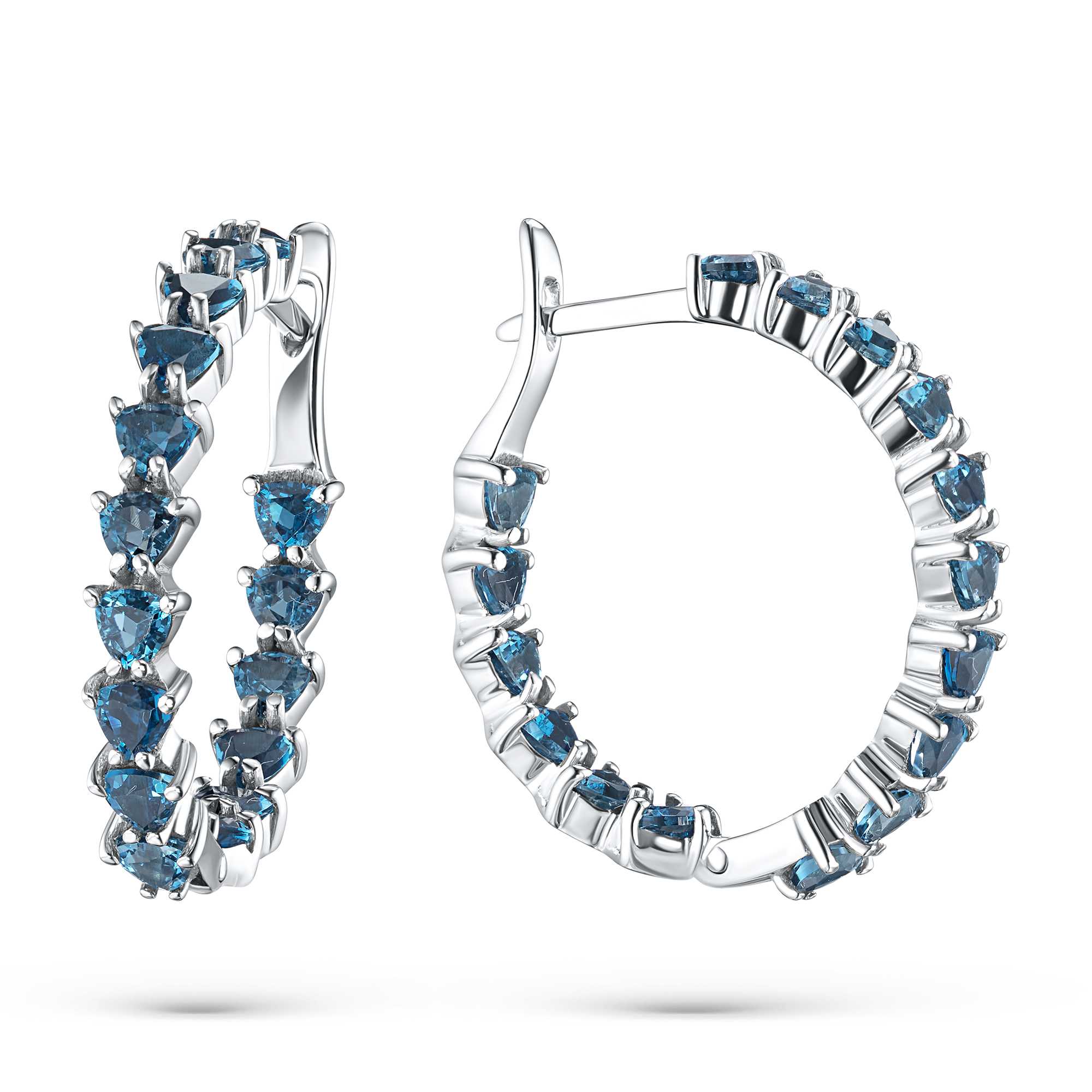 

Серьги из белого золота с топазами э0909сг06220419, э0909сг06220419