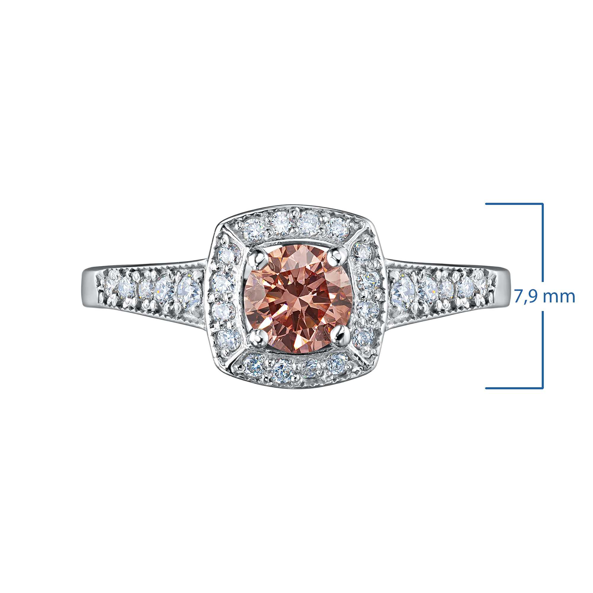 

Кольцо из белого золота э0912кц11160500_pink, э0912кц11160500_pink