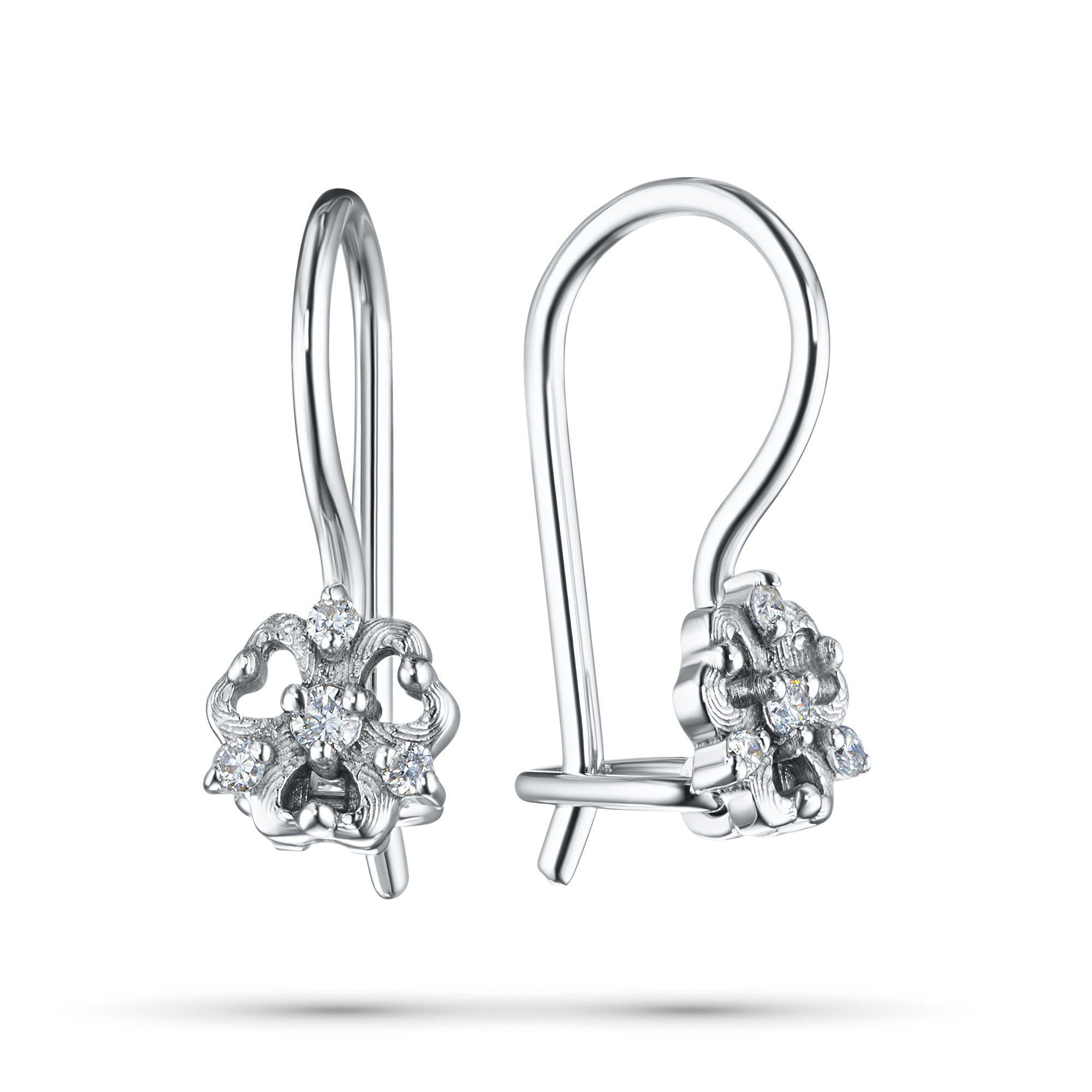 

Серьги из белого золота с бриллиантами э0901сг09211025, э0901сг09211025