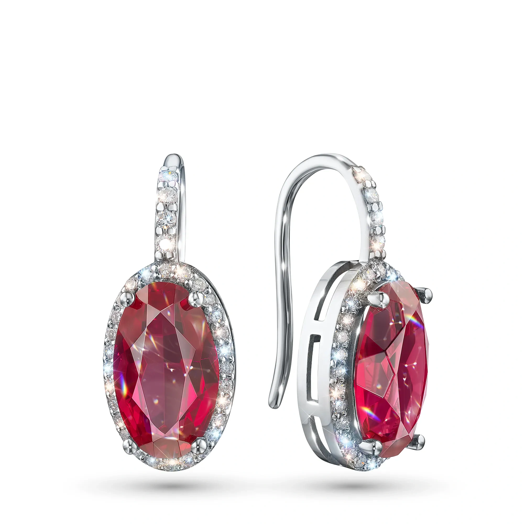 

Серьги из белого золота с рубинами э4780сг07250377_white, э4780сг07250377_white