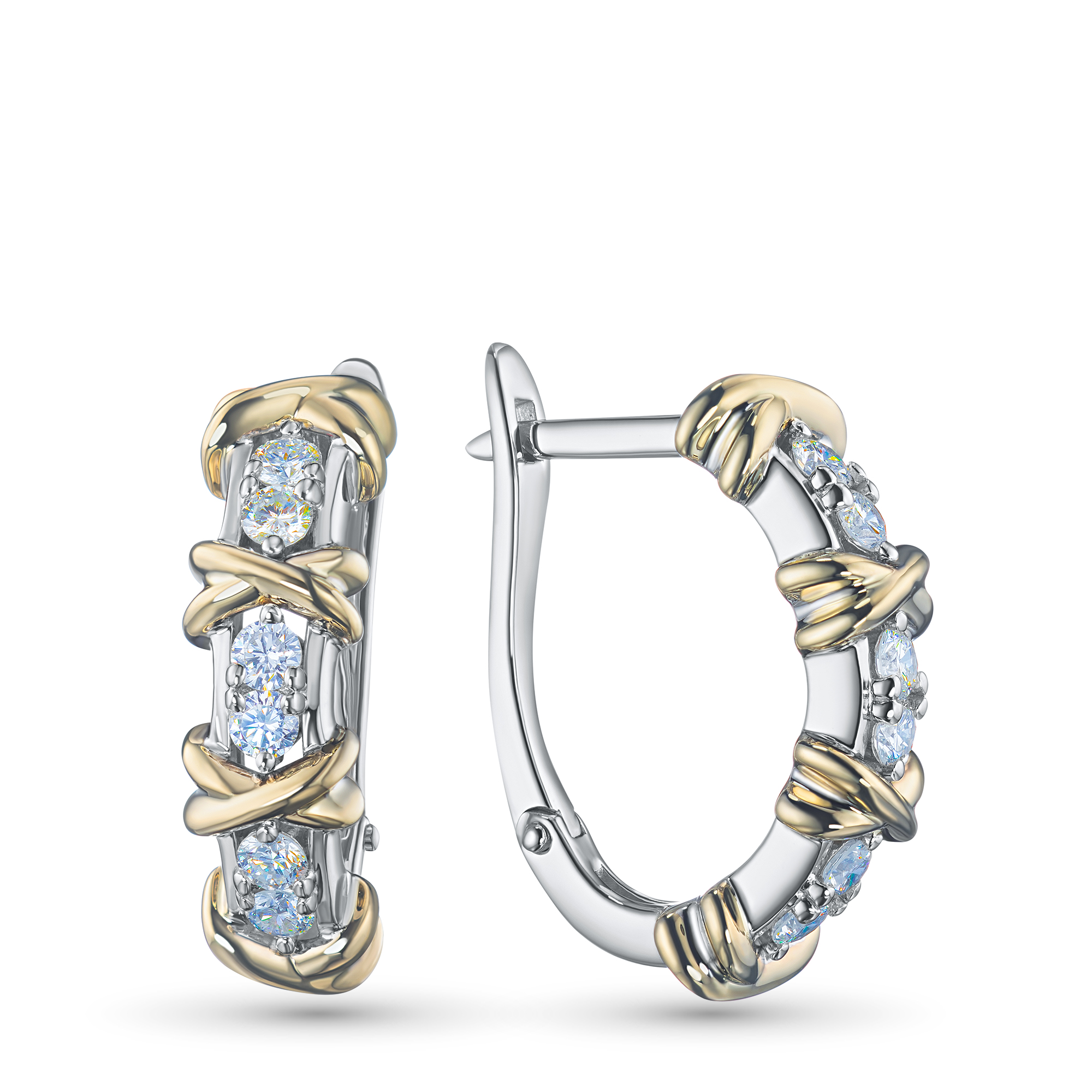 

Серьги из белого золота с бриллиантами э4801сг07156100, э4801сг07156100