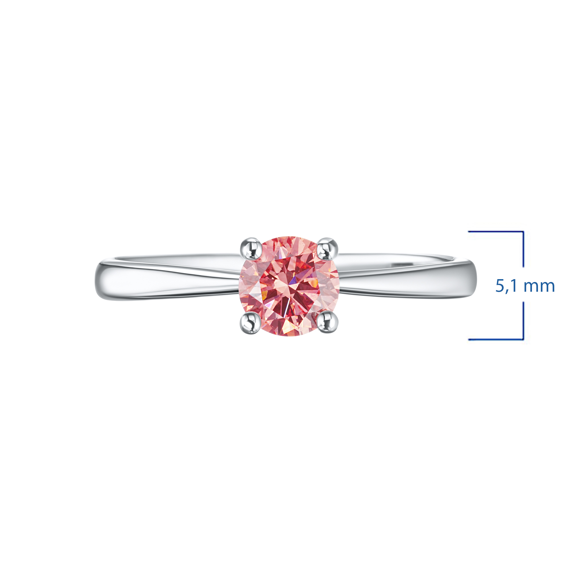 

Классическое кольцо из белого золота э0912кц04164200_pink, э0912кц04164200_pink