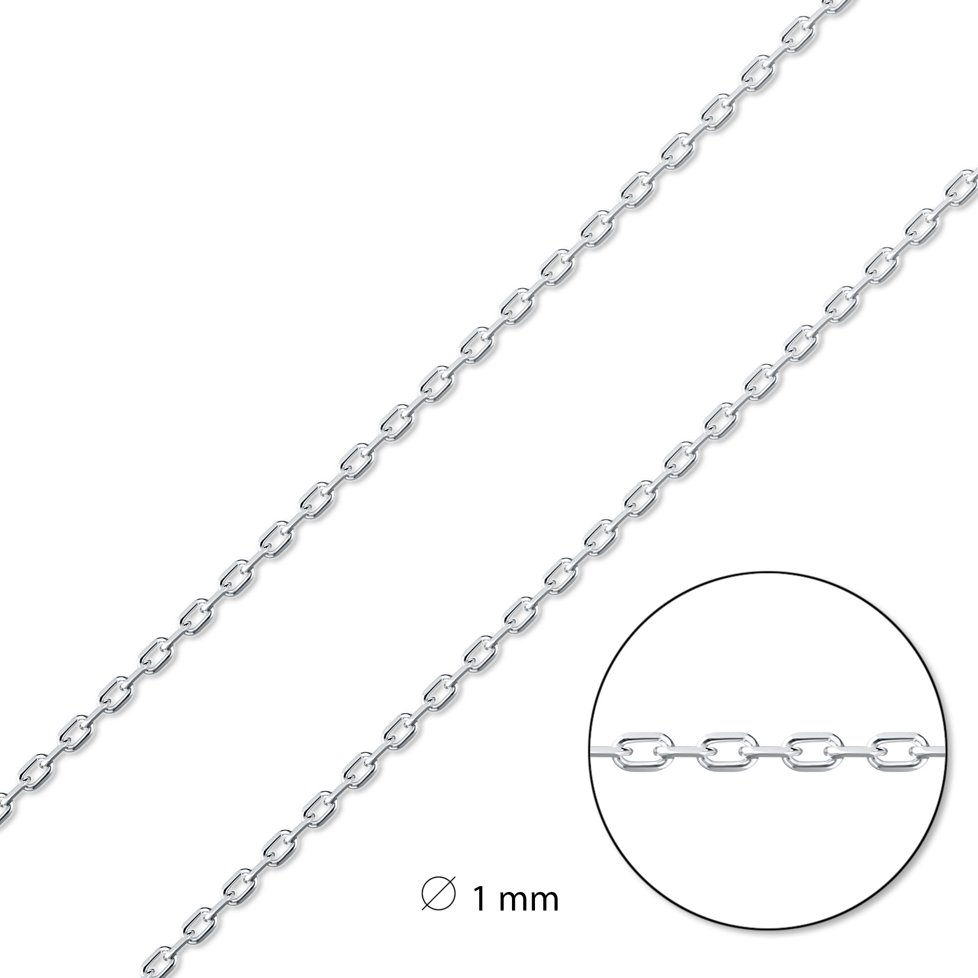 

Цепь из серебра 040R8LR.P.50,0, 040R8LR.P.50,0