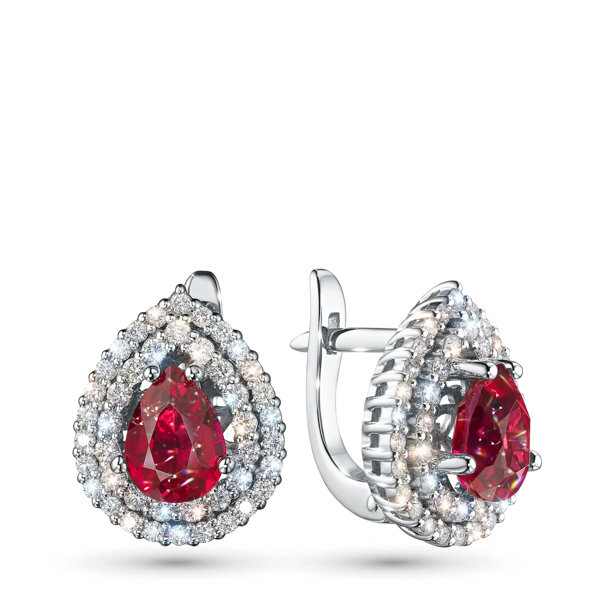 

Серьги из белого золота с рубинами э4780сг04210460, э4780сг04210460