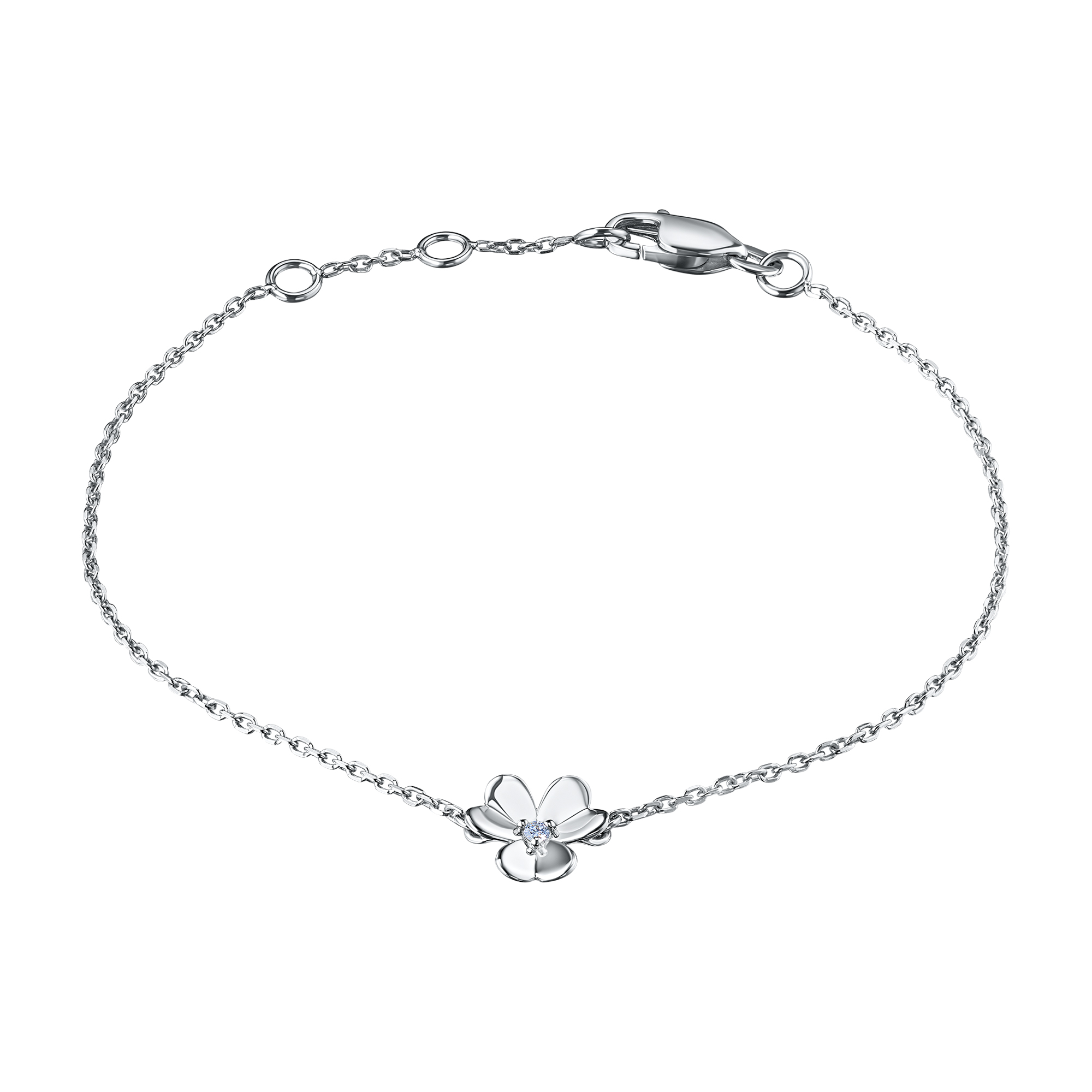 

Браслет из серебра э0612бр03185400_white, э0612бр03185400_white