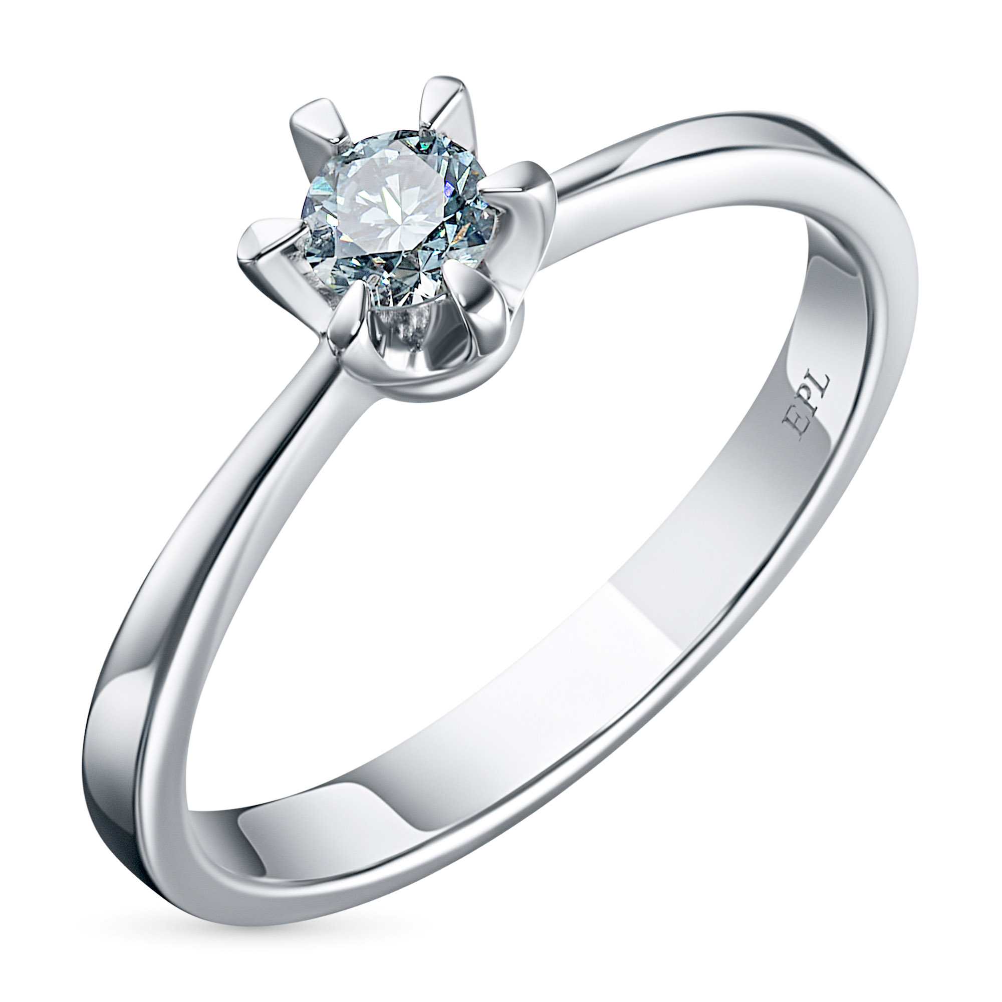 

Кольцо из белого золота э0912кц08190670, э0912кц08190670